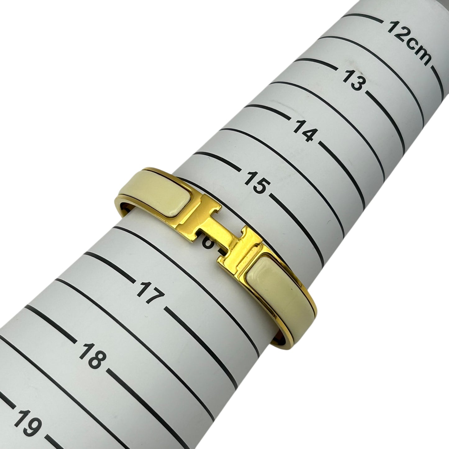 HERMES Clic H Enamel Bracelet PM GP