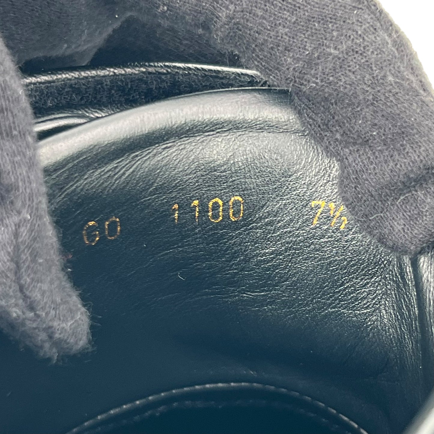 Louis Vuitton Black Leather Sneakers Men’s