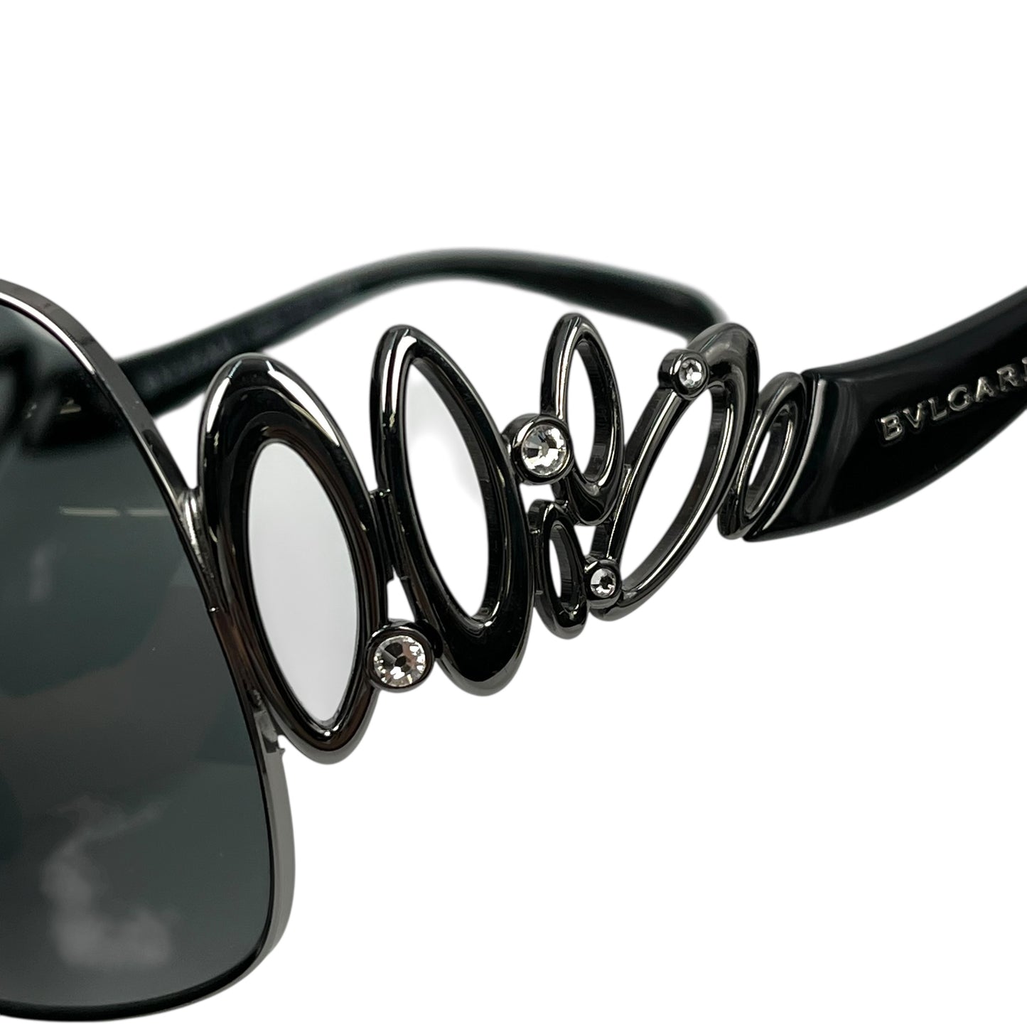 BVLGARI Rhinestone Sunglasses