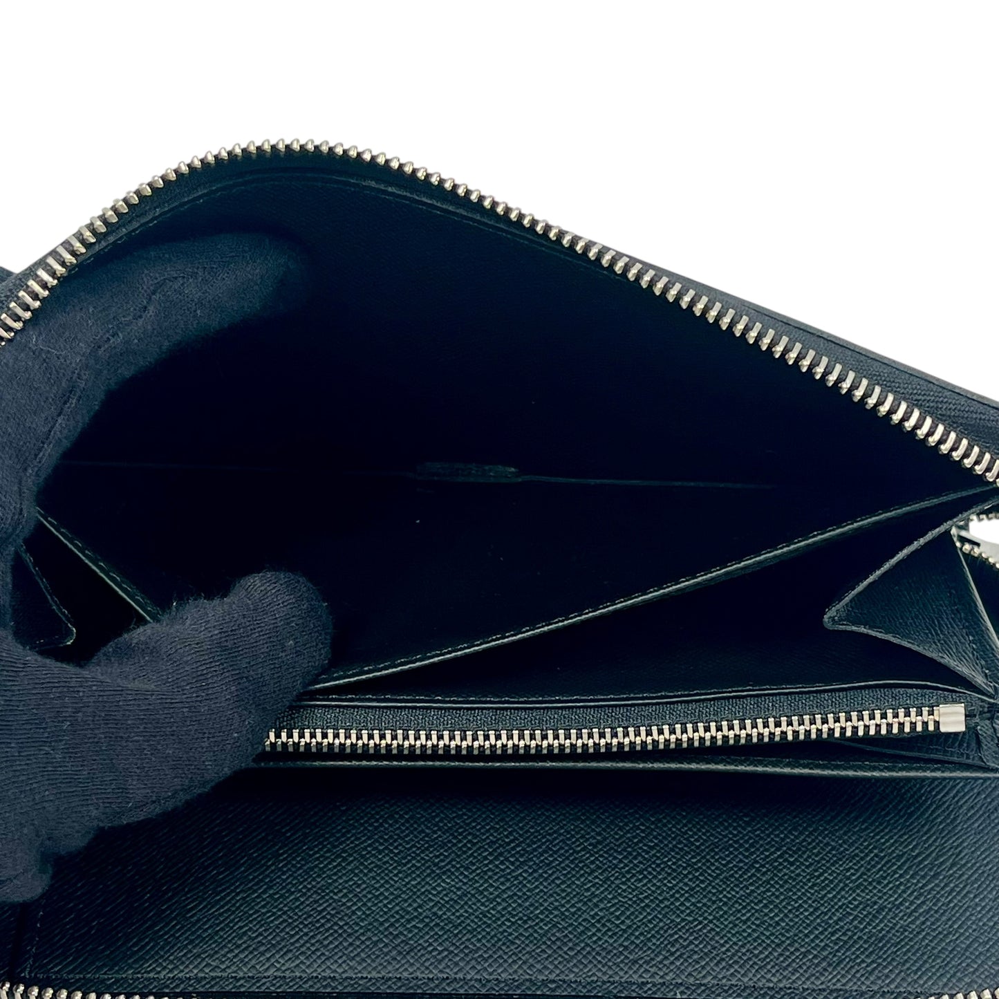 Louis Vuitton Damier Gra Phite Zippy Organizer Long Wallet - Black - CA0148