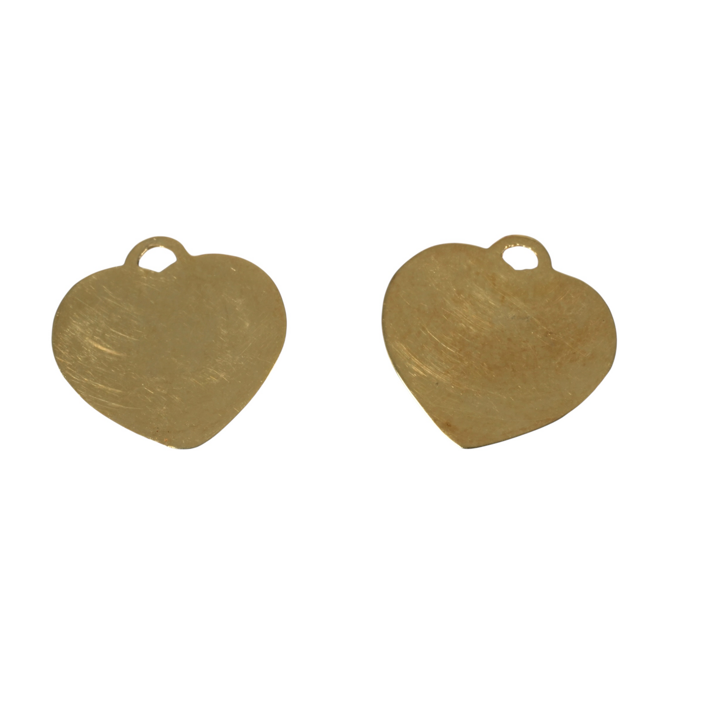 K18 Yellowgold Diamond Heart Earring