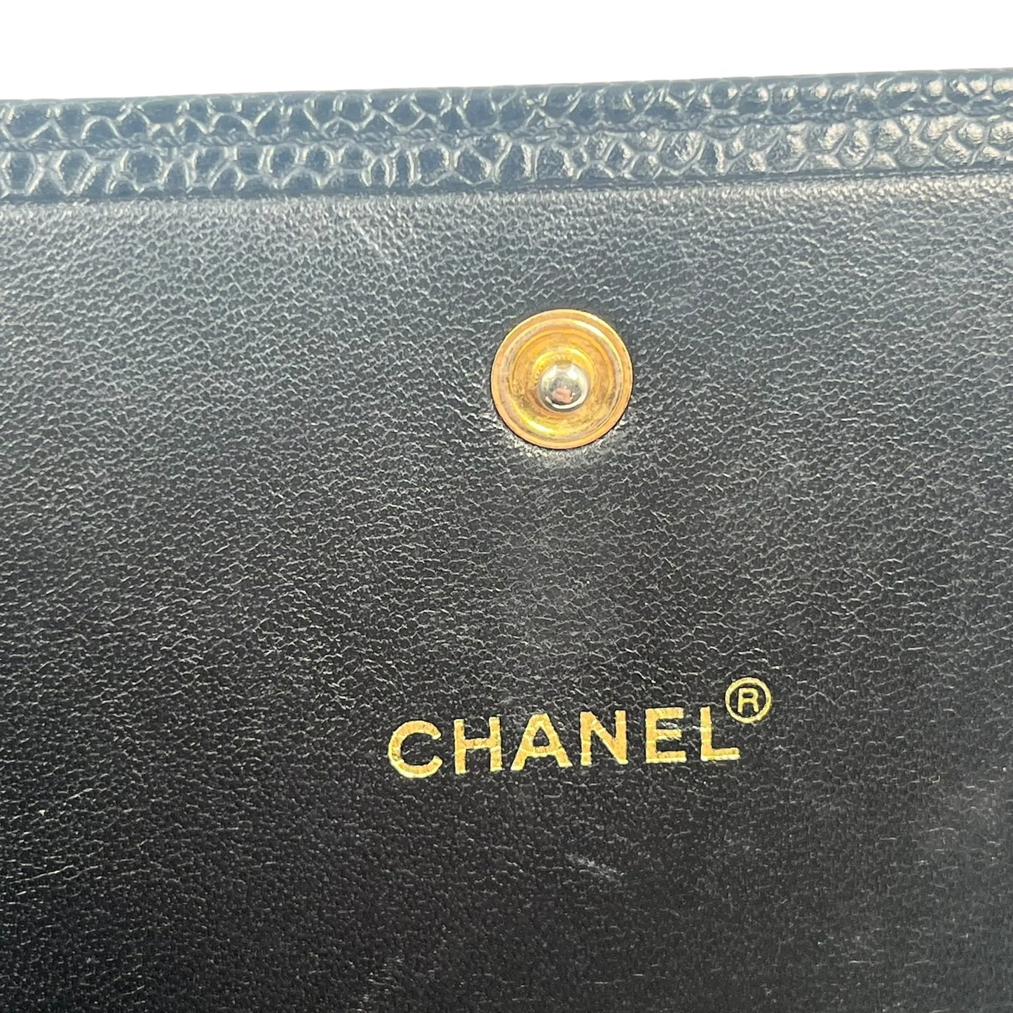 CHANEL Coco Mark Compact Wallet - Black