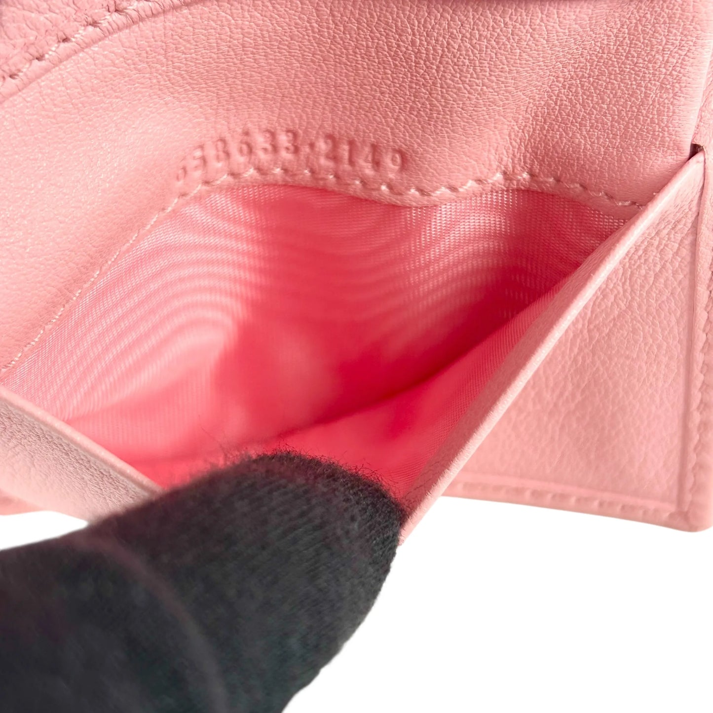 GUCCI GG marmont Bamboo Compact Wallet - Pink