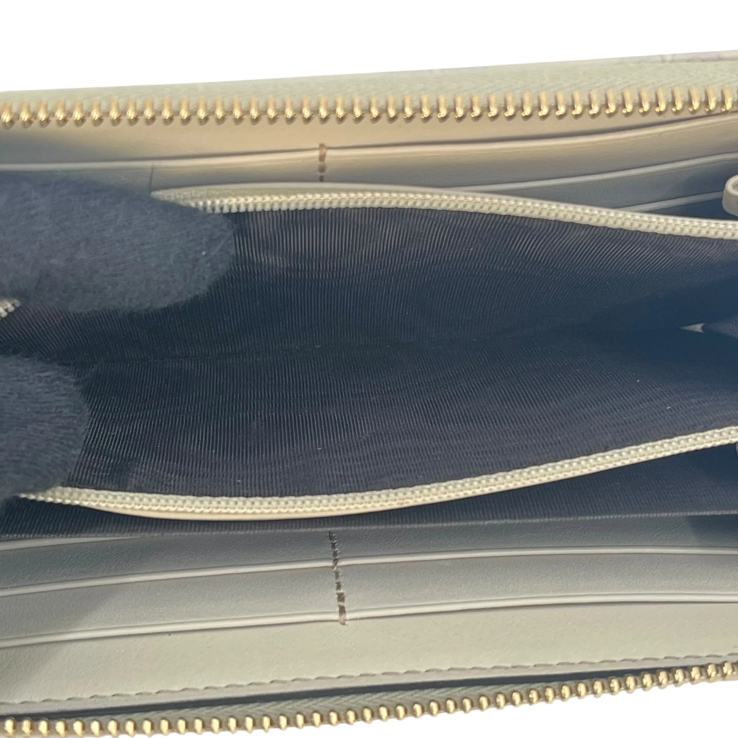 GUCCI Round Zipper Long Wallet - Beige