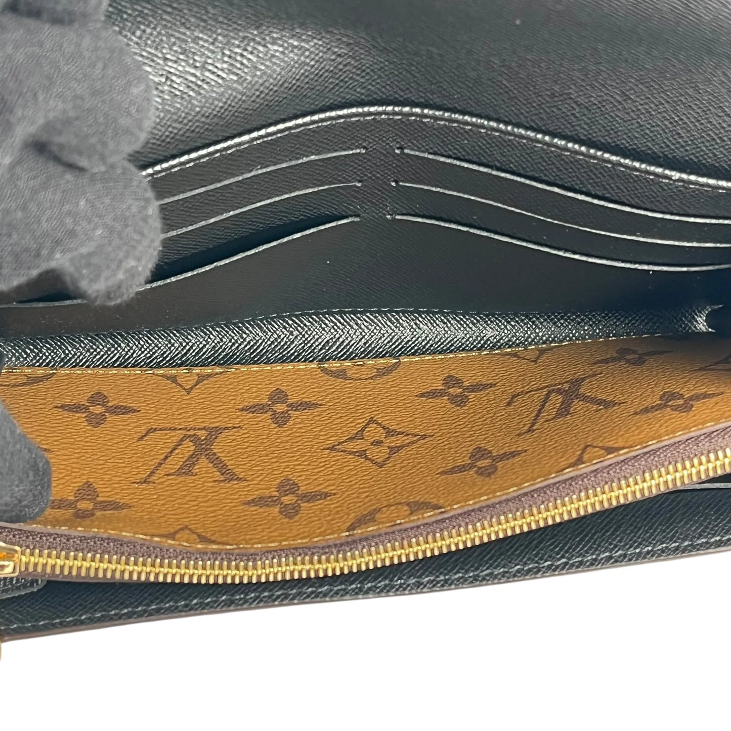Louis Vuitton Monogram Giant Reverse Saleh Long Wallet - Brown