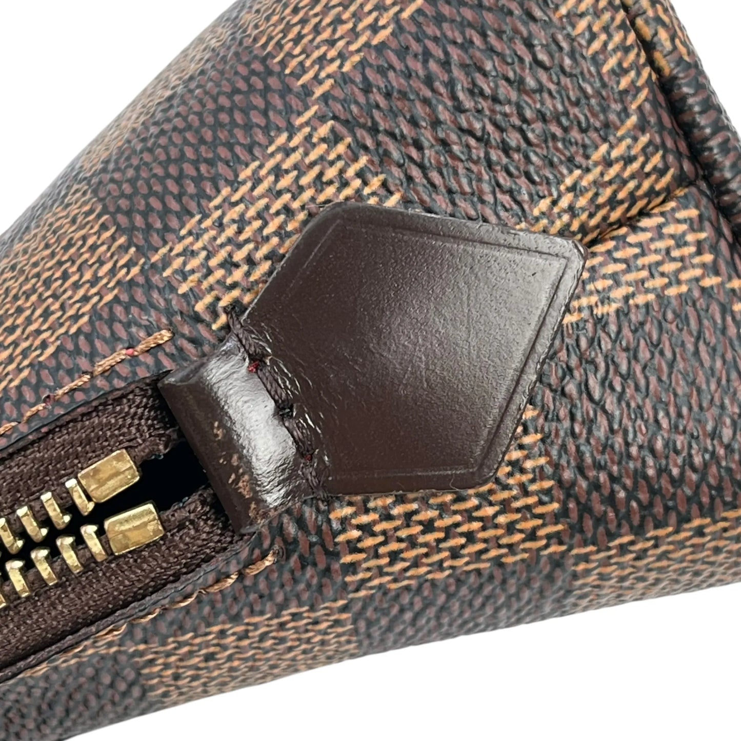 Louis Vuitton Damier Azur Pochette Cosmetic Pouch - Brown - SR4132