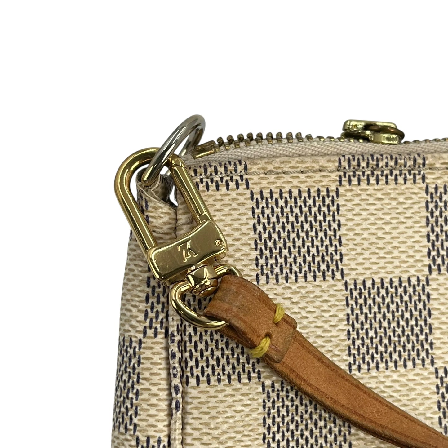 Louis Vuitton Damier Azur Pochette Accessories Pouch - White