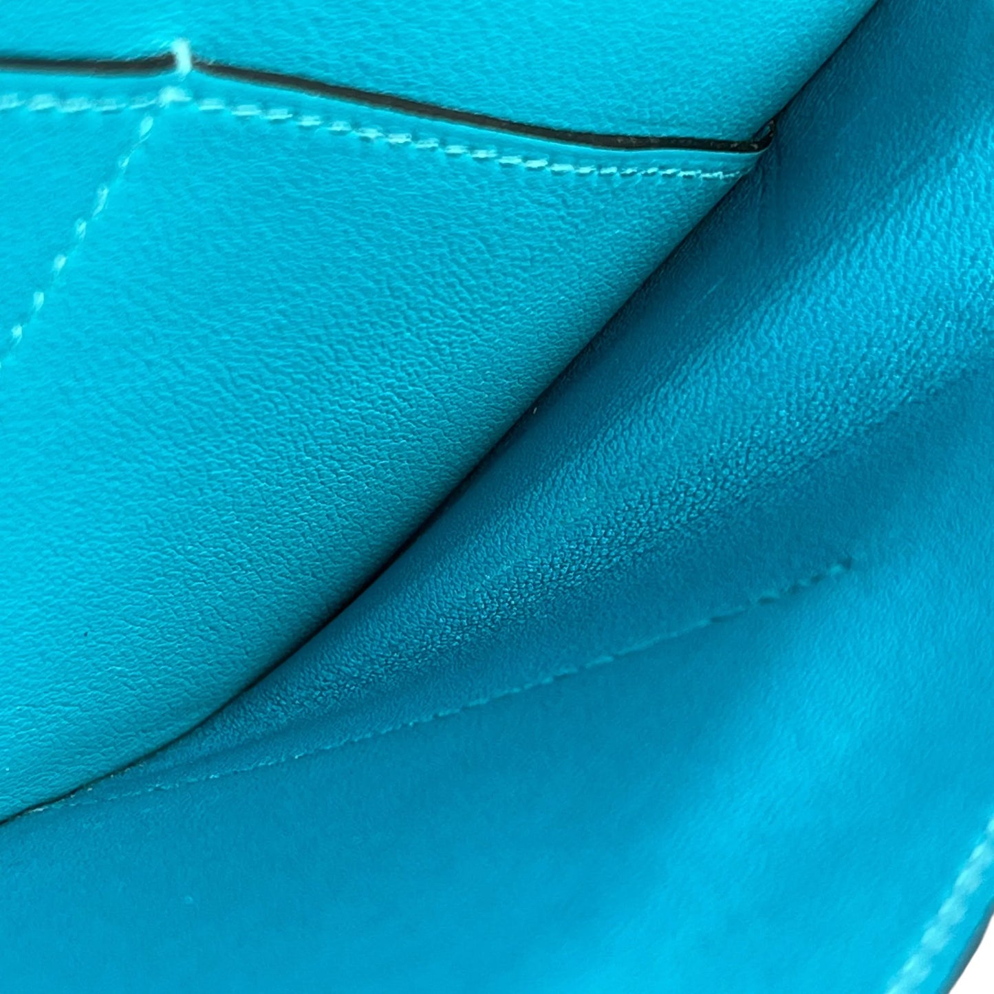 Hermes Dogon GM Bi-Fold Long Wallet - Turquoise