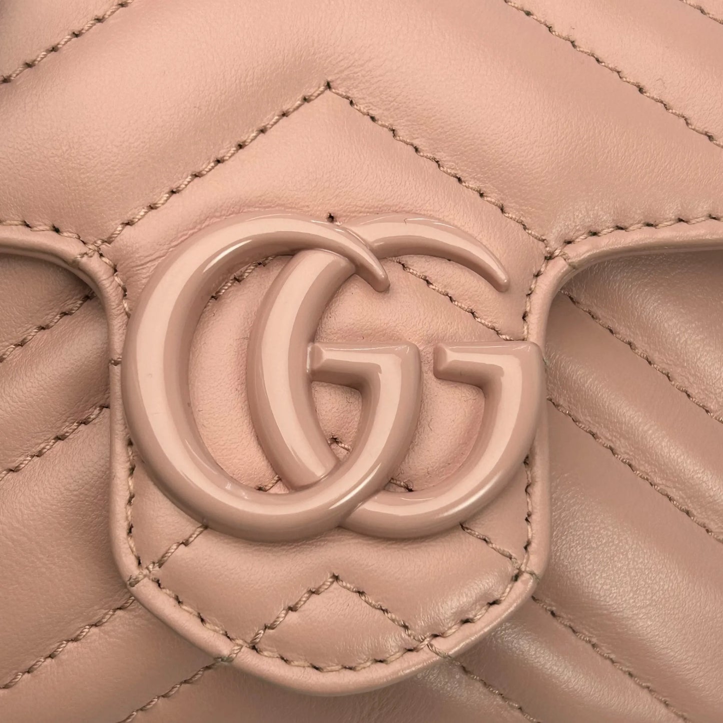 GUCCI GG Marmont Mini Bag Shoulder Bag - Pink