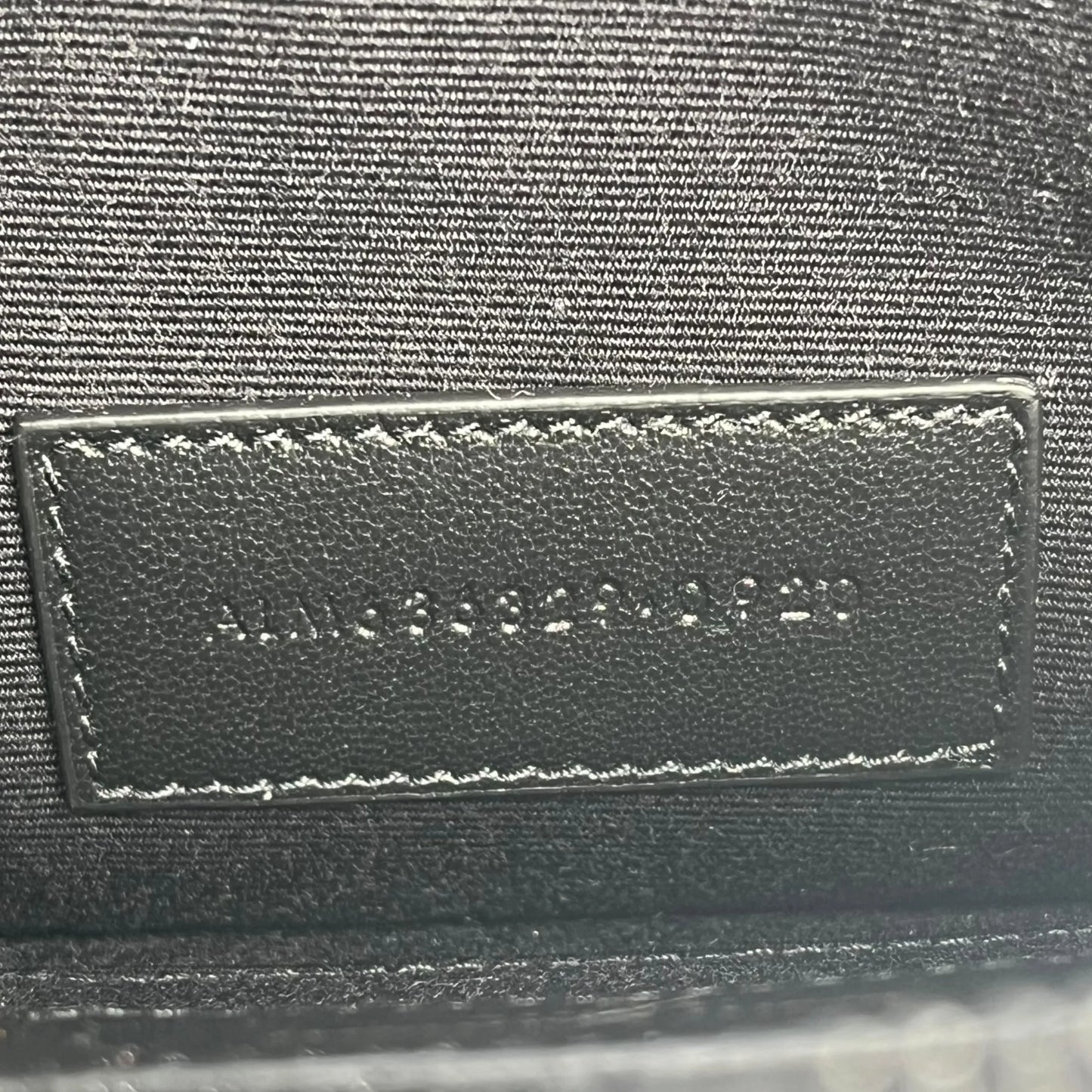 SAINT LAURENT Leather Pouch Long Wallet - Black