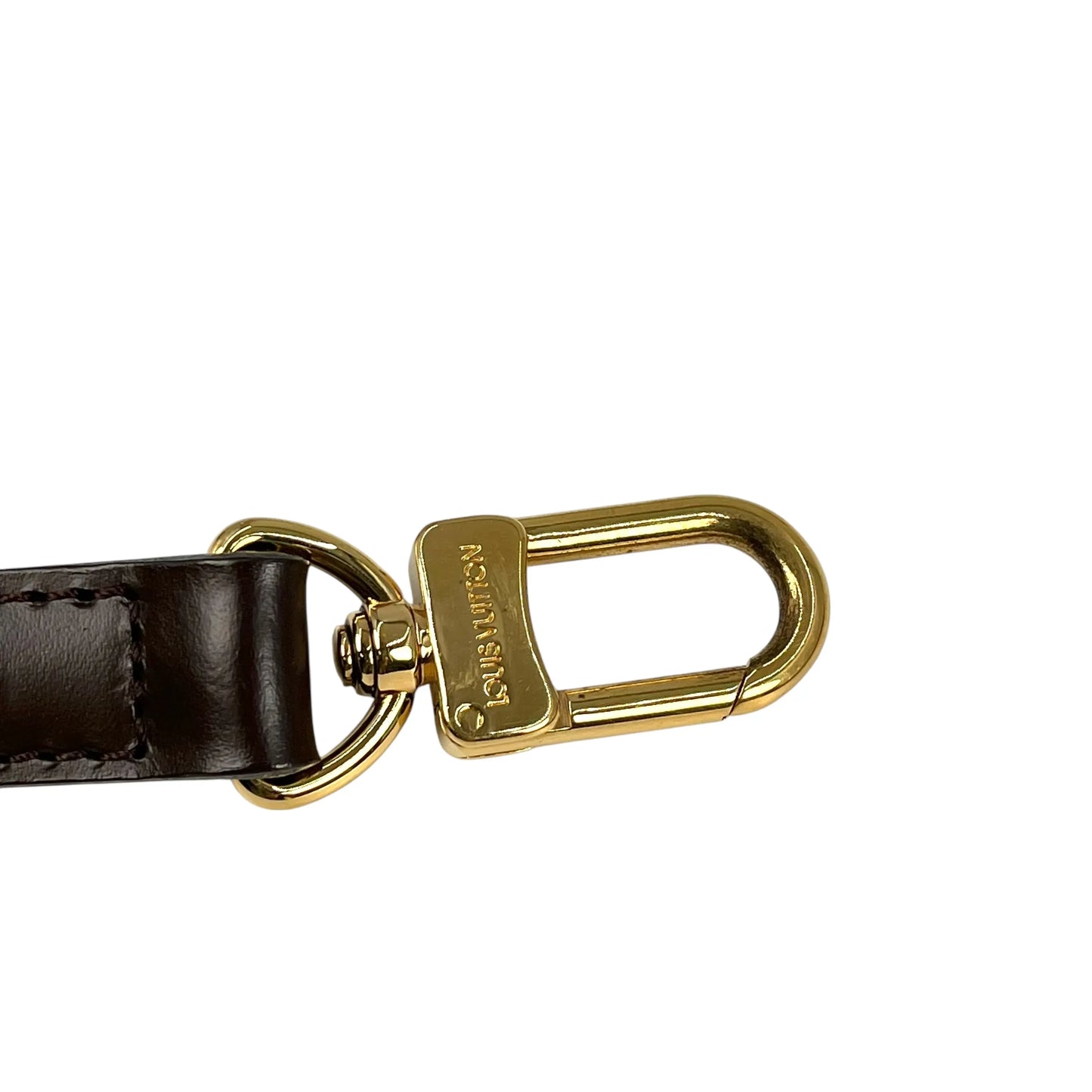 LOUIS VUITTON Leather Shoulder Strap - Darkbrown - 34941