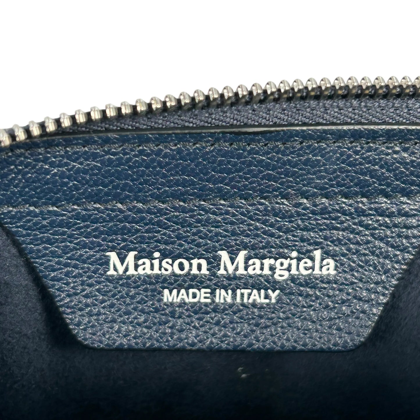 Margiela 5AC Leather Hand Bag Shoulder Bag - Navy