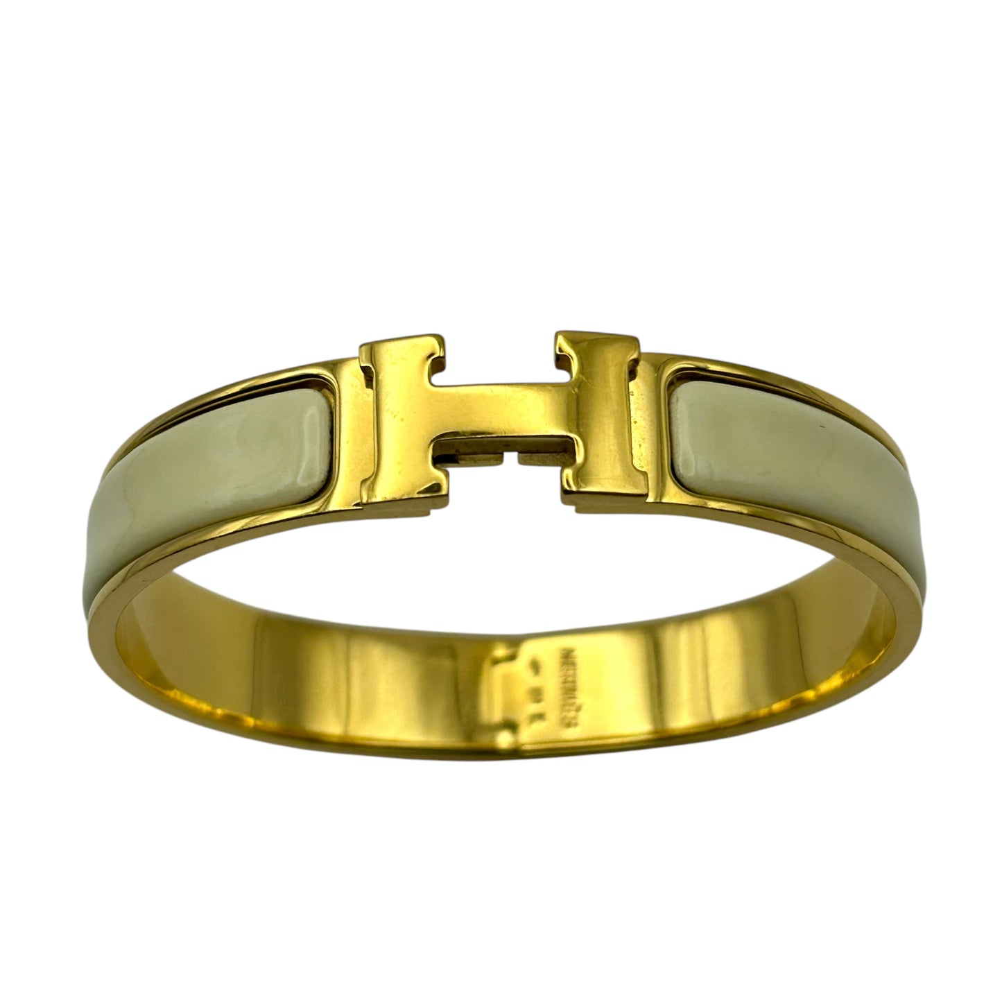 HERMES Clic H Enamel Bracelet PM GP