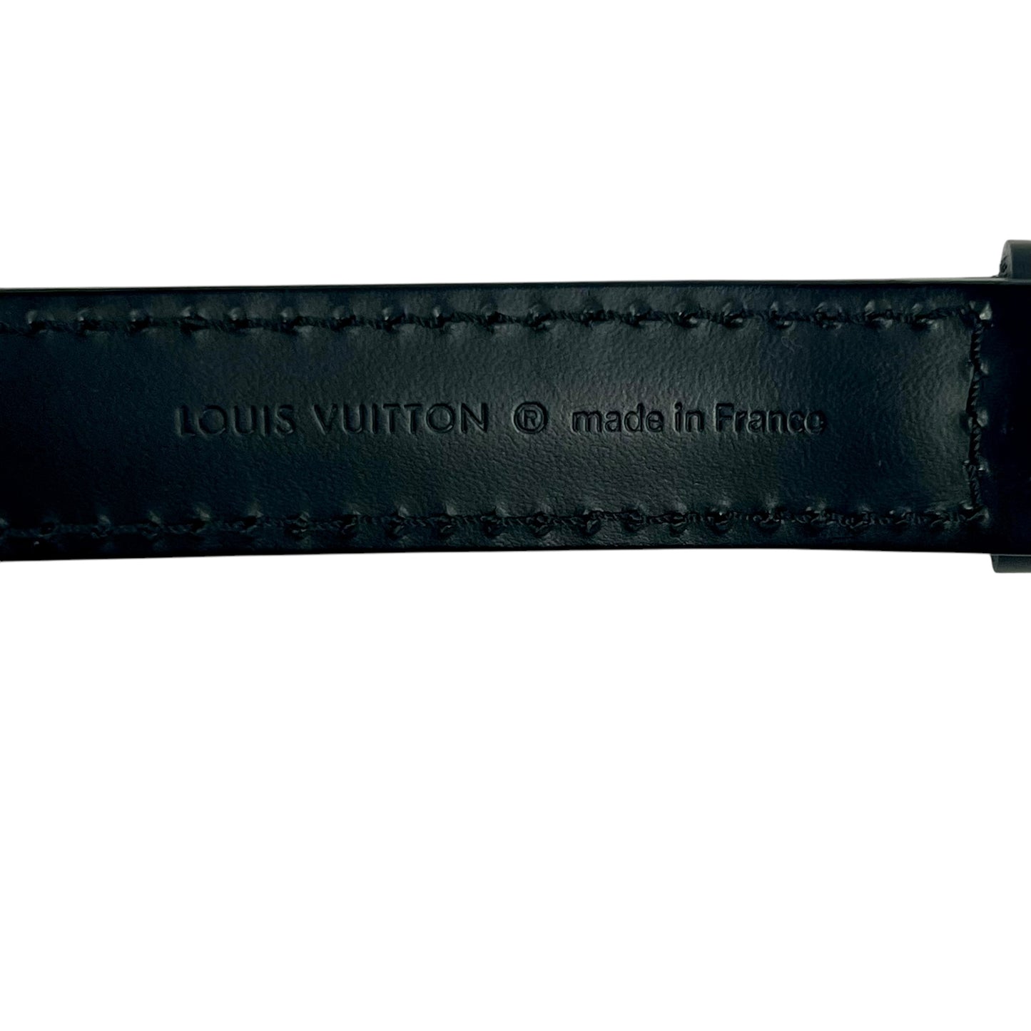 Louis Vuitton Black Leather Strap