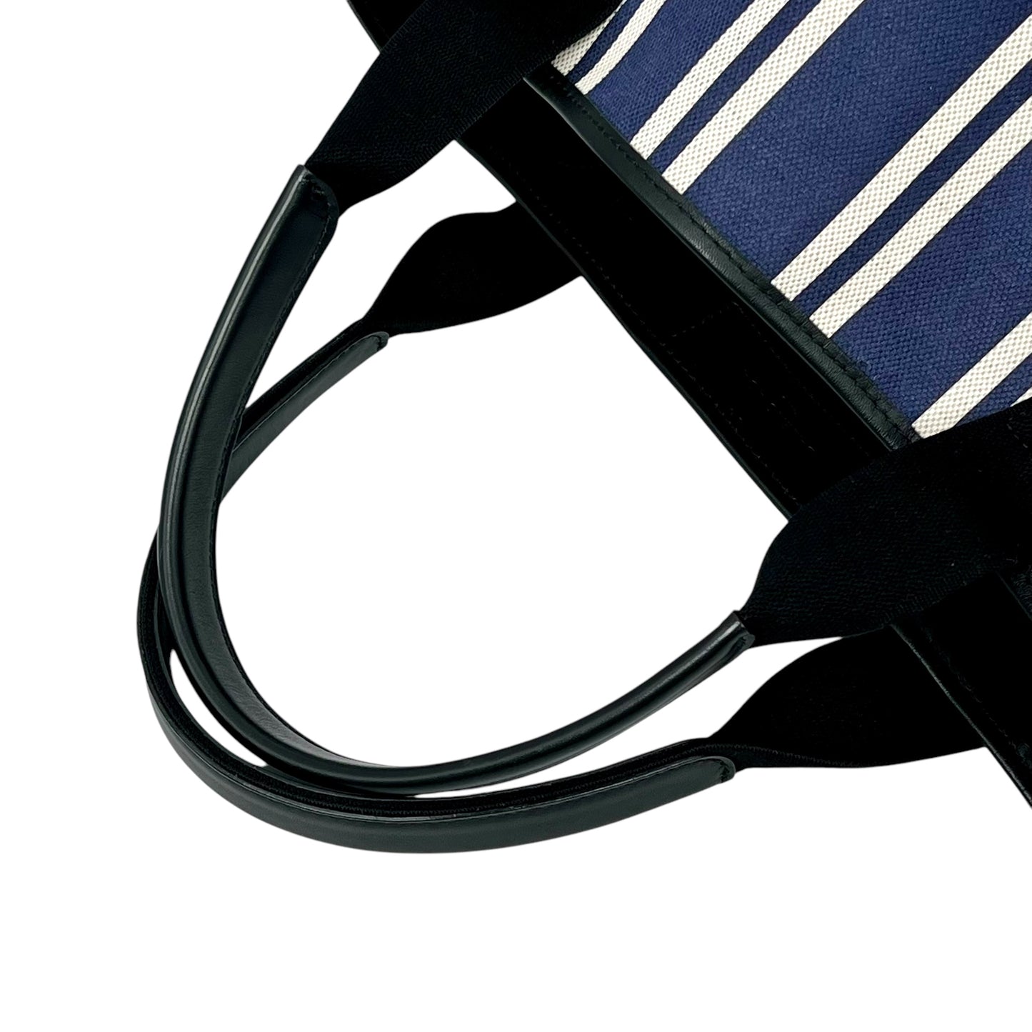 BALENCIAGA Stripe Navy Cabas