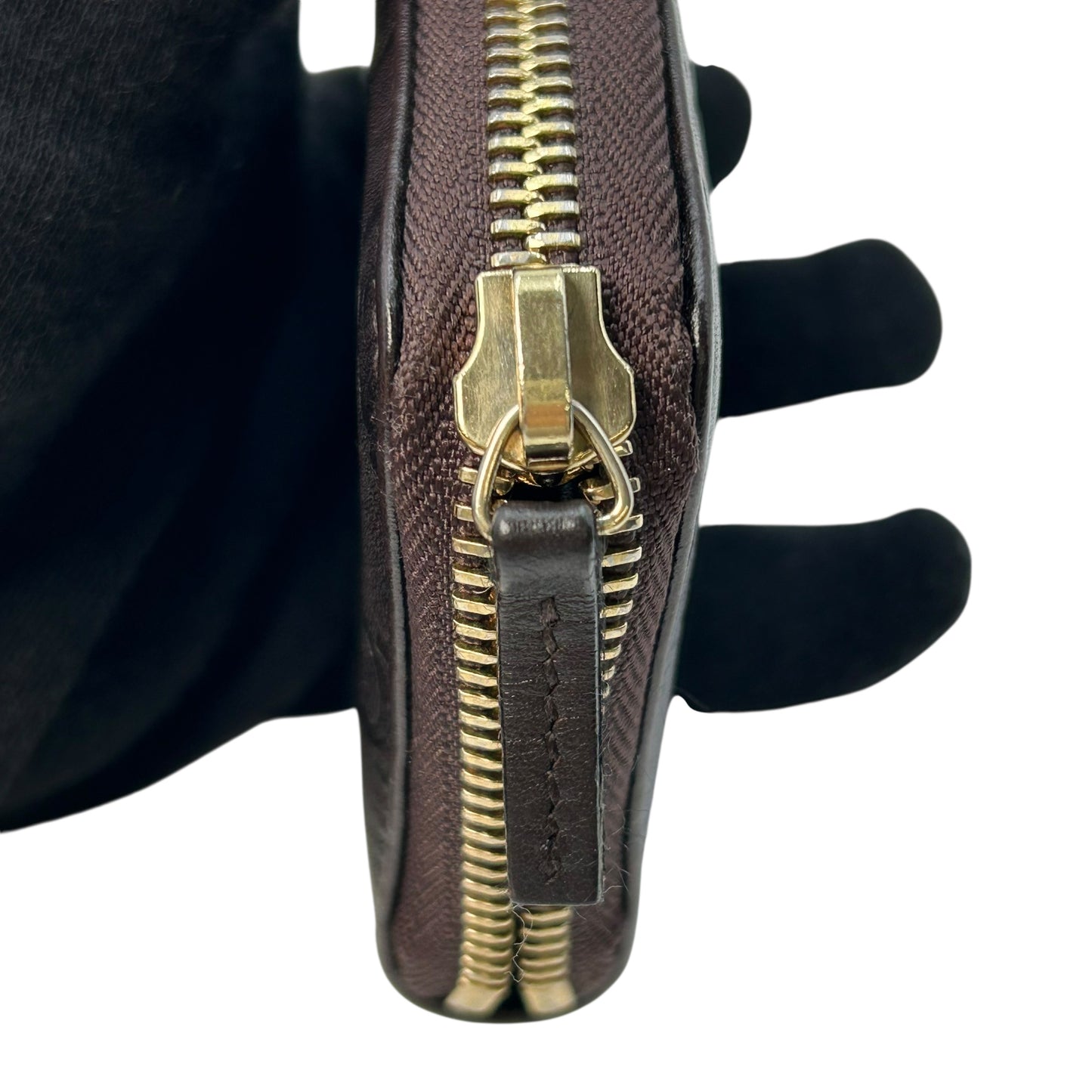 GUCCI Guccissima Coin Purse Wallet - Darkbrown