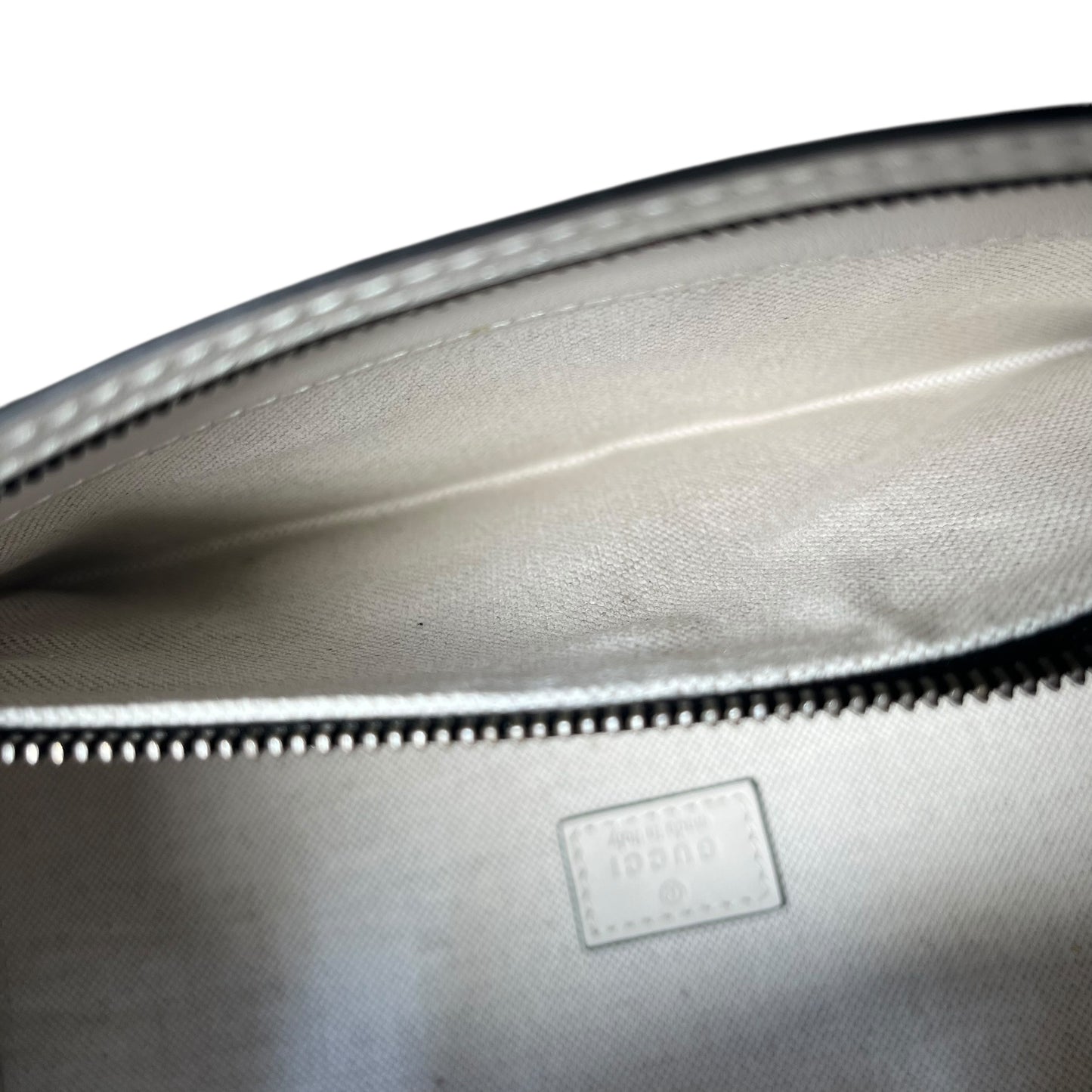 GUCCI GG Canvas Leather Hand Bag Shoulder Bag