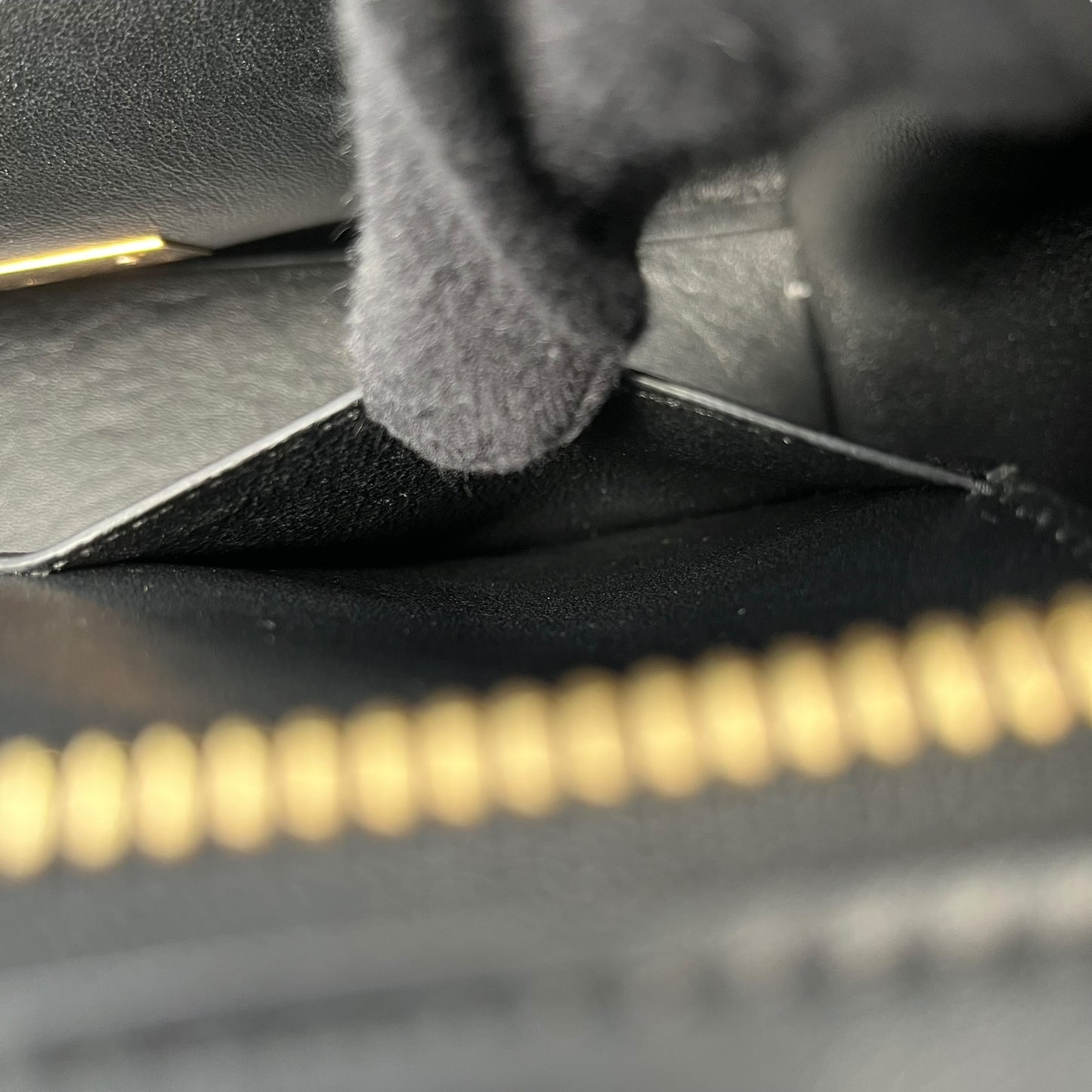 CELINE Trapeze Hand Bag - Navy Blue