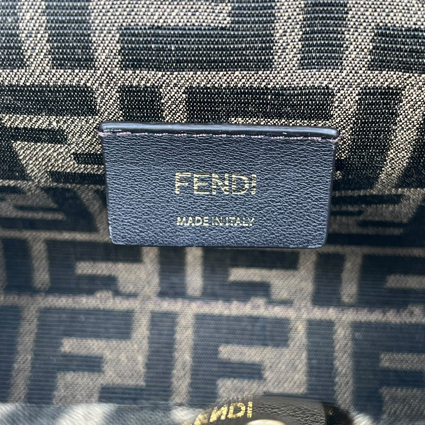 FENDI First Small Shoulder Bag - Black