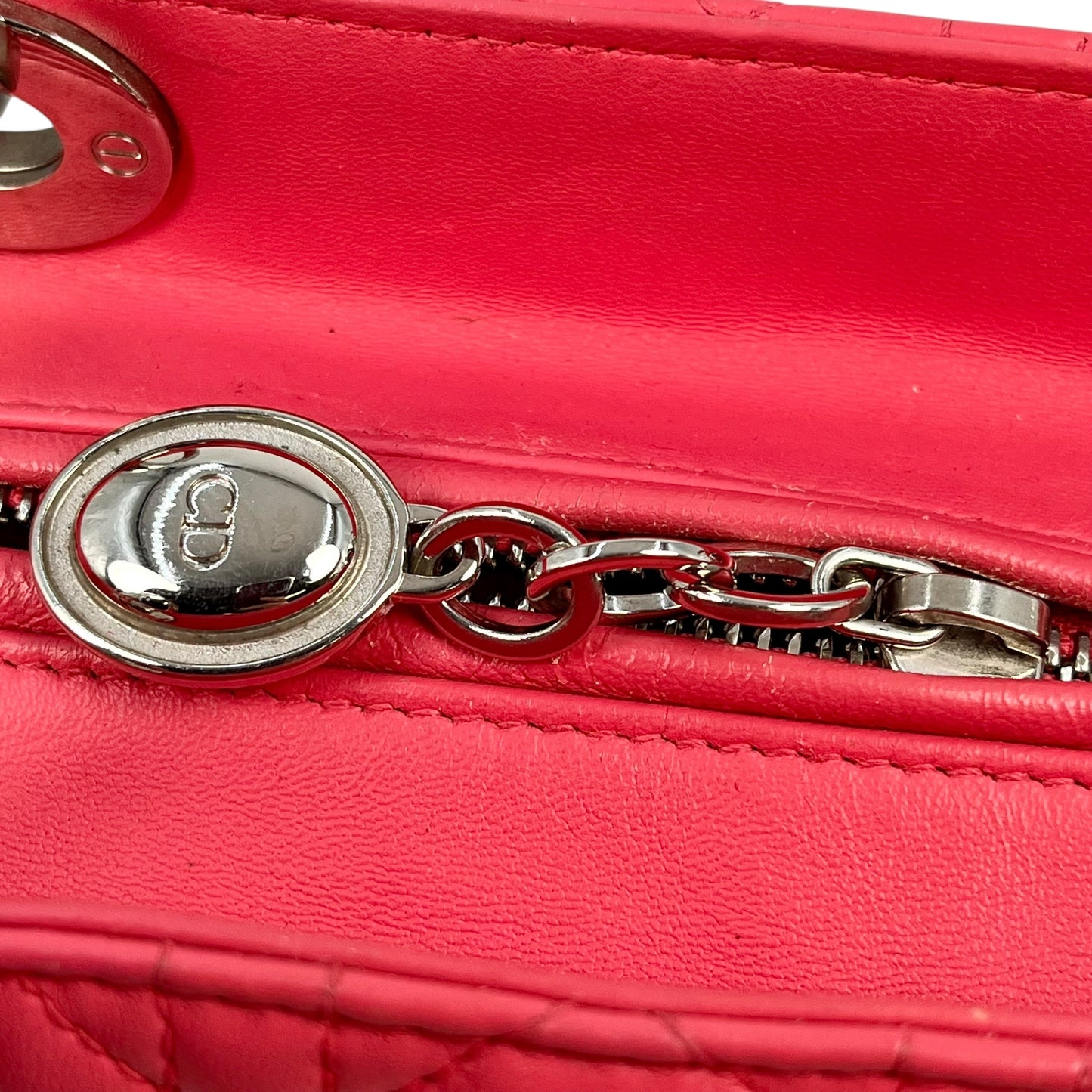Dior Lady Dior 2way Bag - Pink