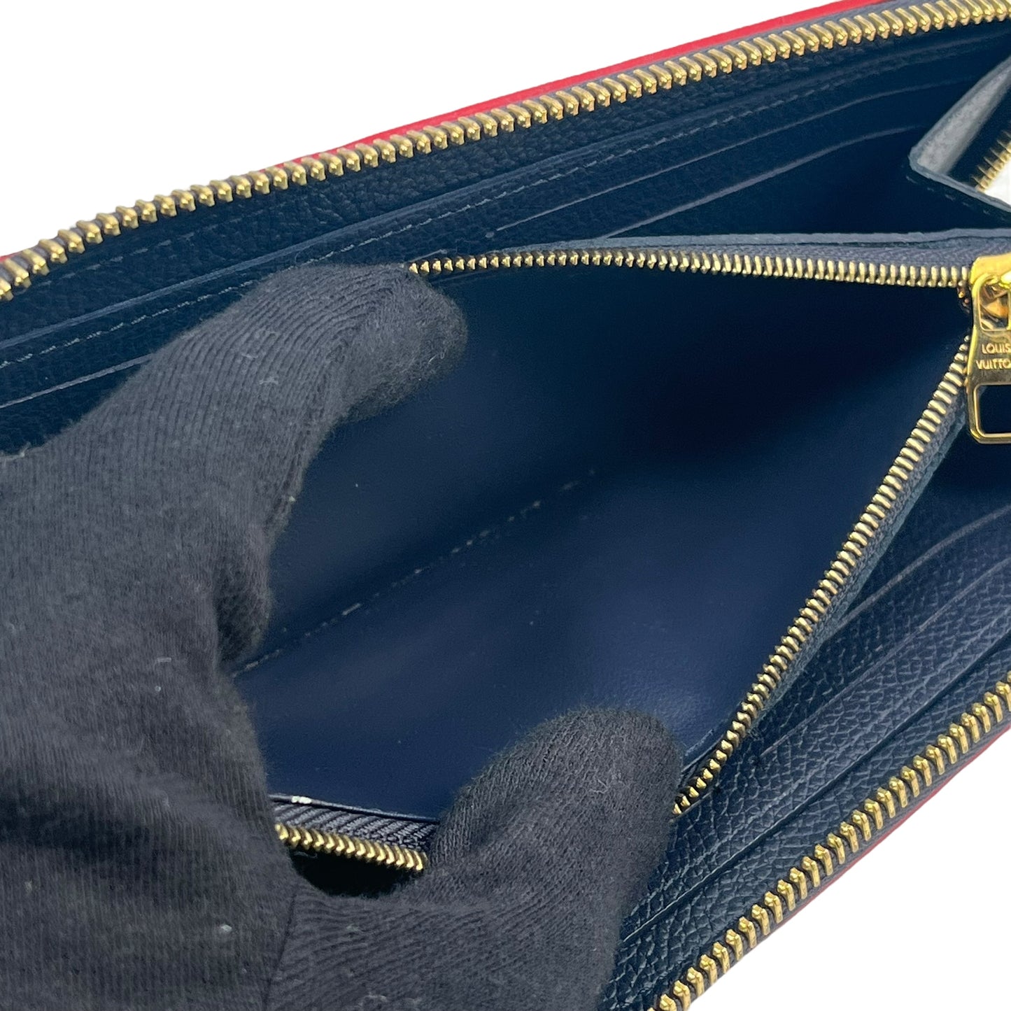HOLD🔷Louis Vuitton Portefeuille Clemence Long Wallet - Navy