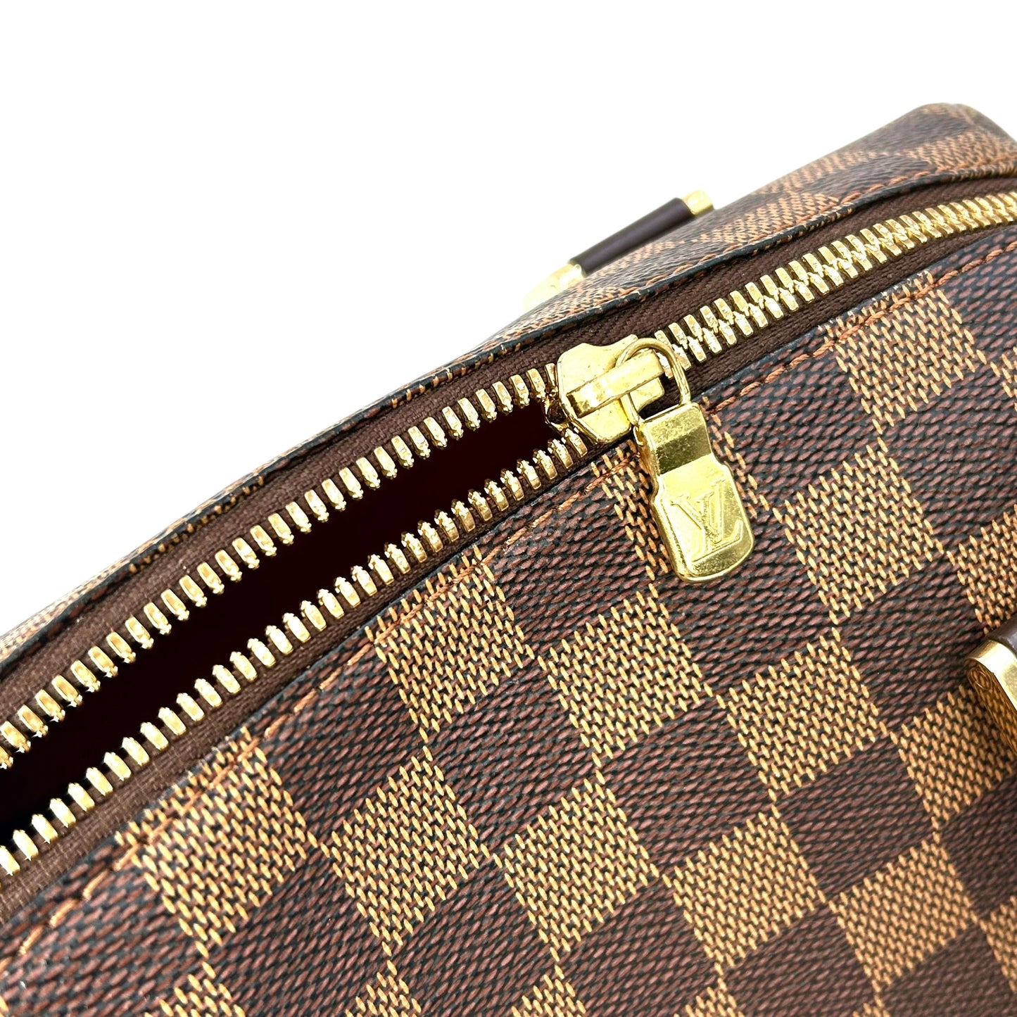 Louis Vuitton Damier Robera MM Hand Bag - Brown