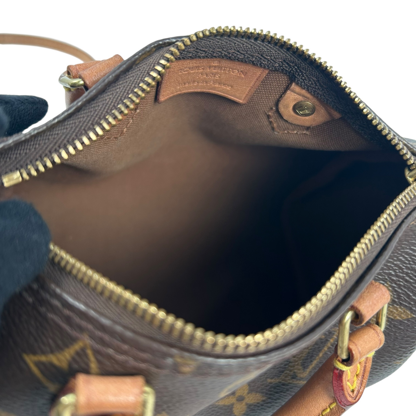 Louis Vuitton Monogram Nano Speedy Mini Bag