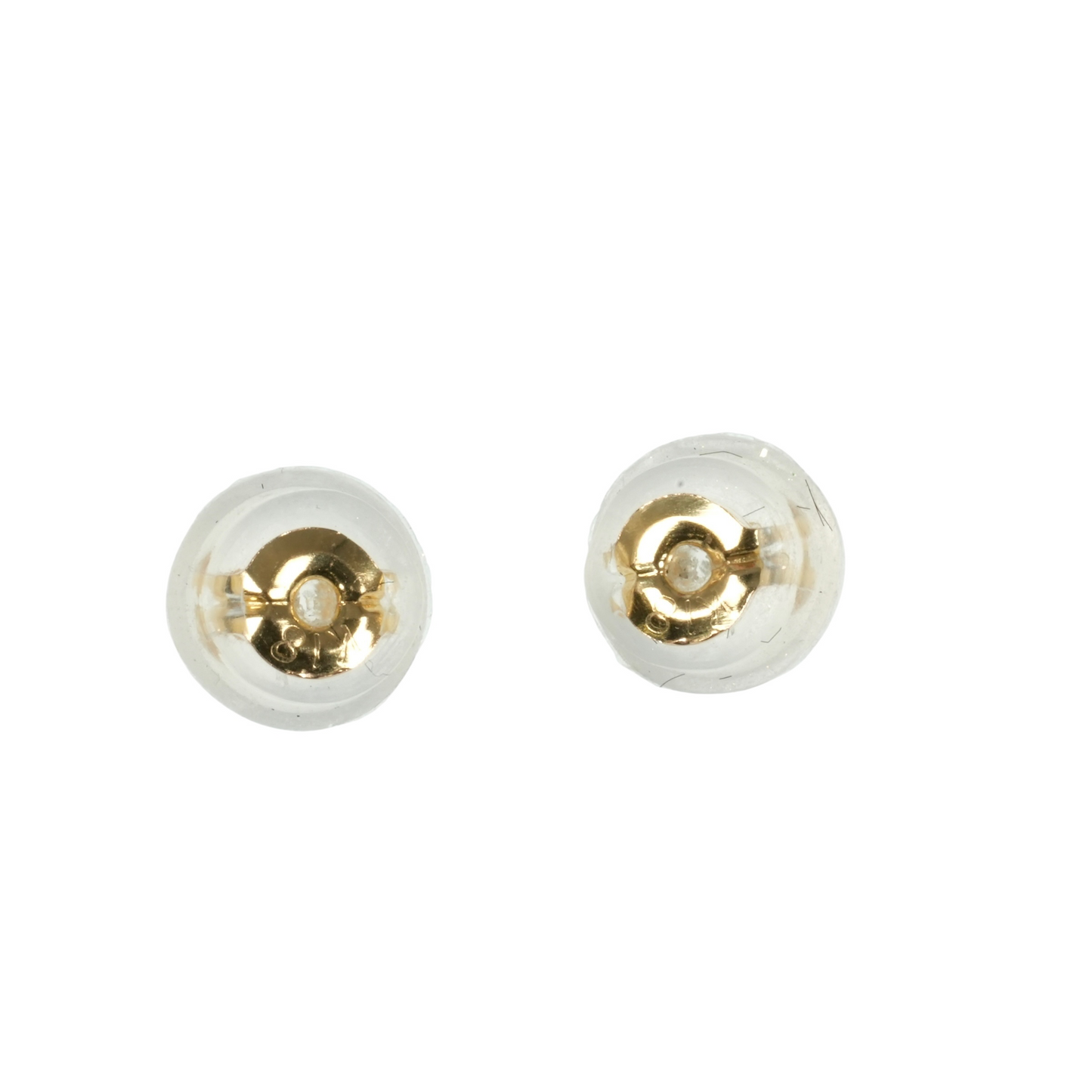 K18 Yellowgold Diamond Heart Earring