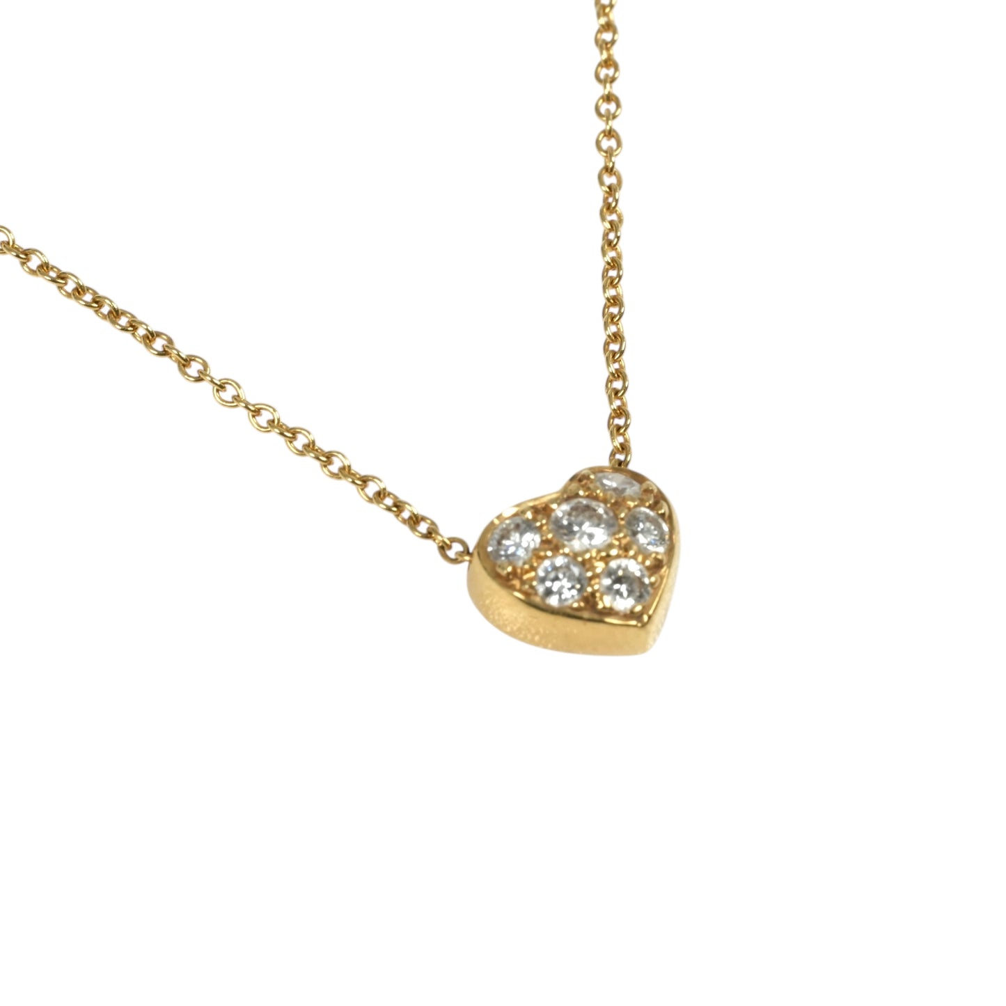 Tiffany Pave Diamond Heart Necklace