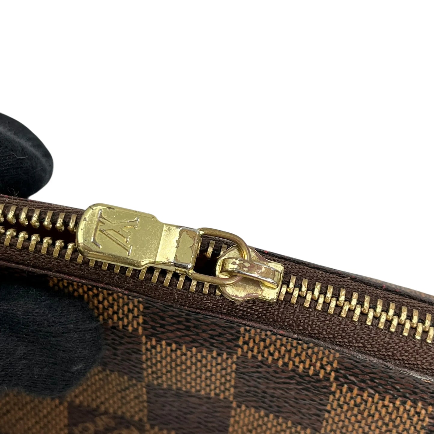 Louis Vuitton Damier Azur Pochette Cosmetic Pouch - Brown - SR4132