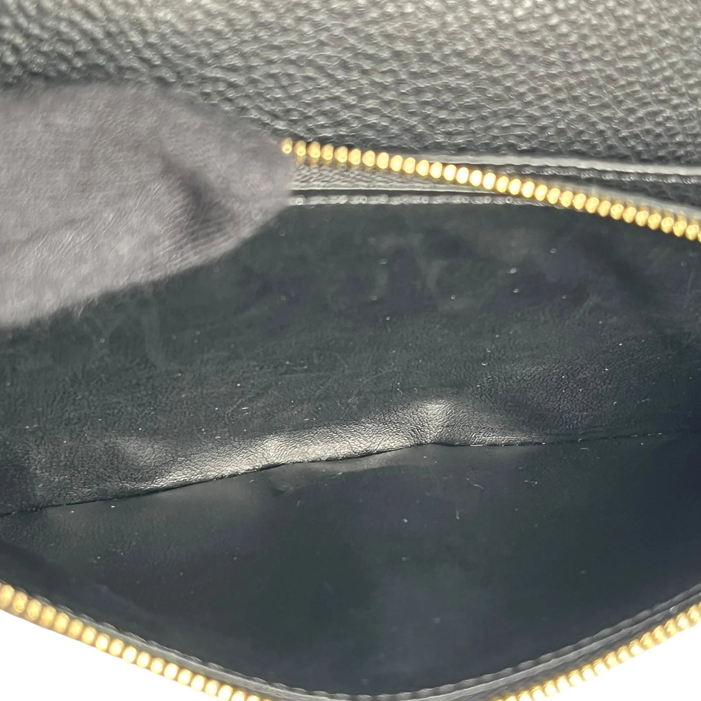 Louis Vuitton Empreinte Pochette Saint Germain Chain Shoulder Wallet - Black