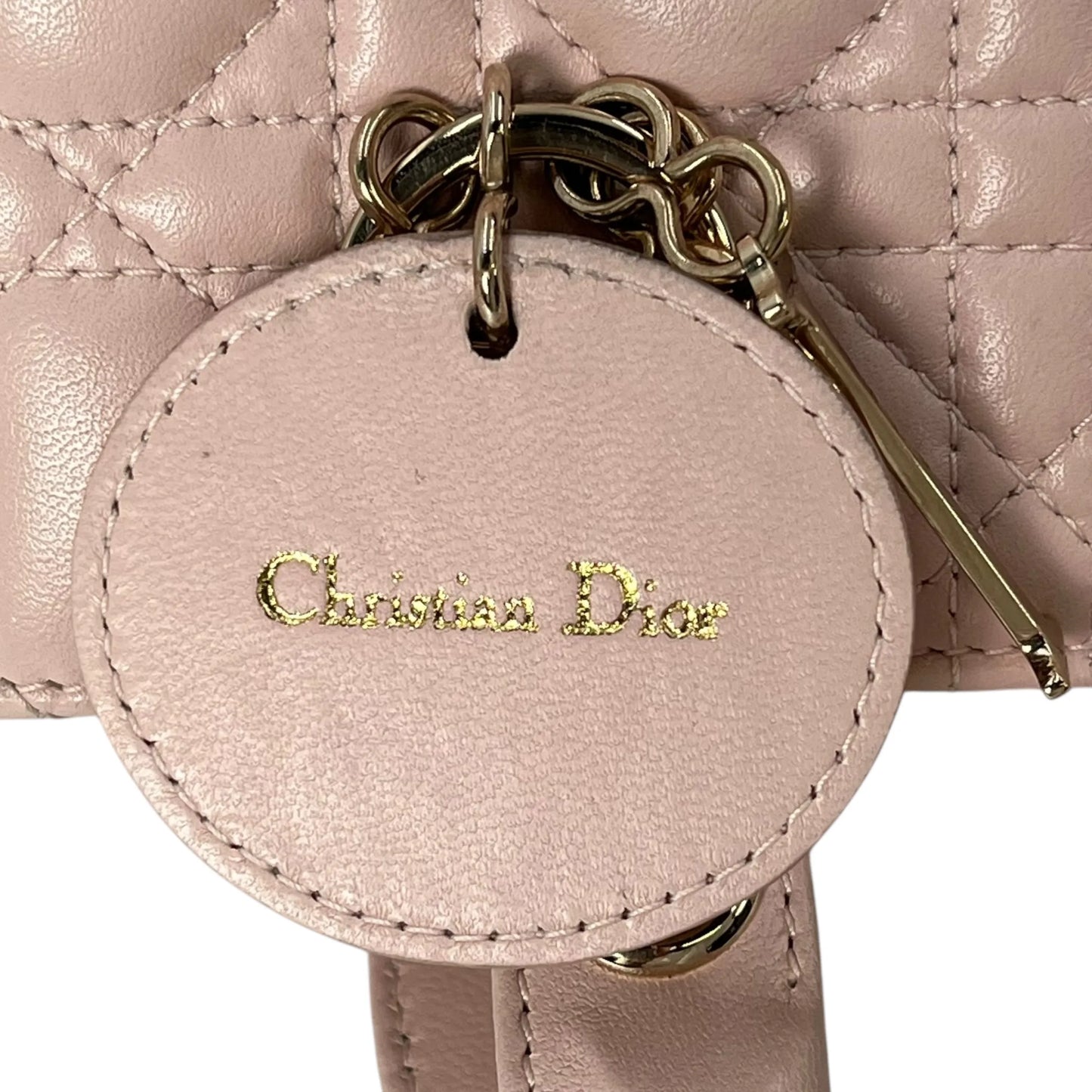 Dior Small Lady Dior My ABCDior Leather Hand Bag - Pink