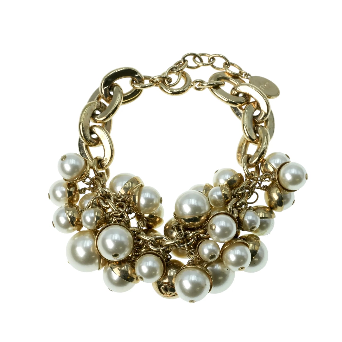 Dior Pearl Charm Bracelet - Gold Plated