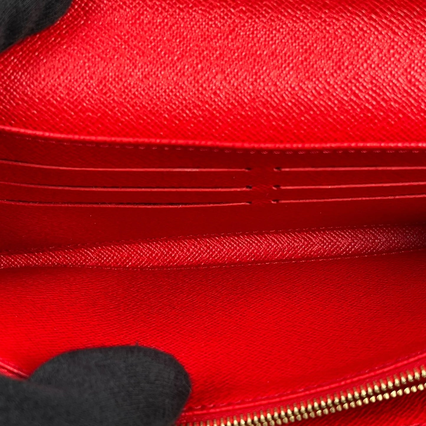 Louis Vuitton Monogram Portefeuille Salah Long Wallet - Brown × Red - 35056