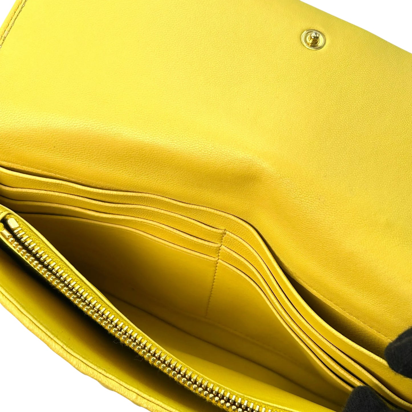 MIUMIU Materasse Long Wallet - Yellow