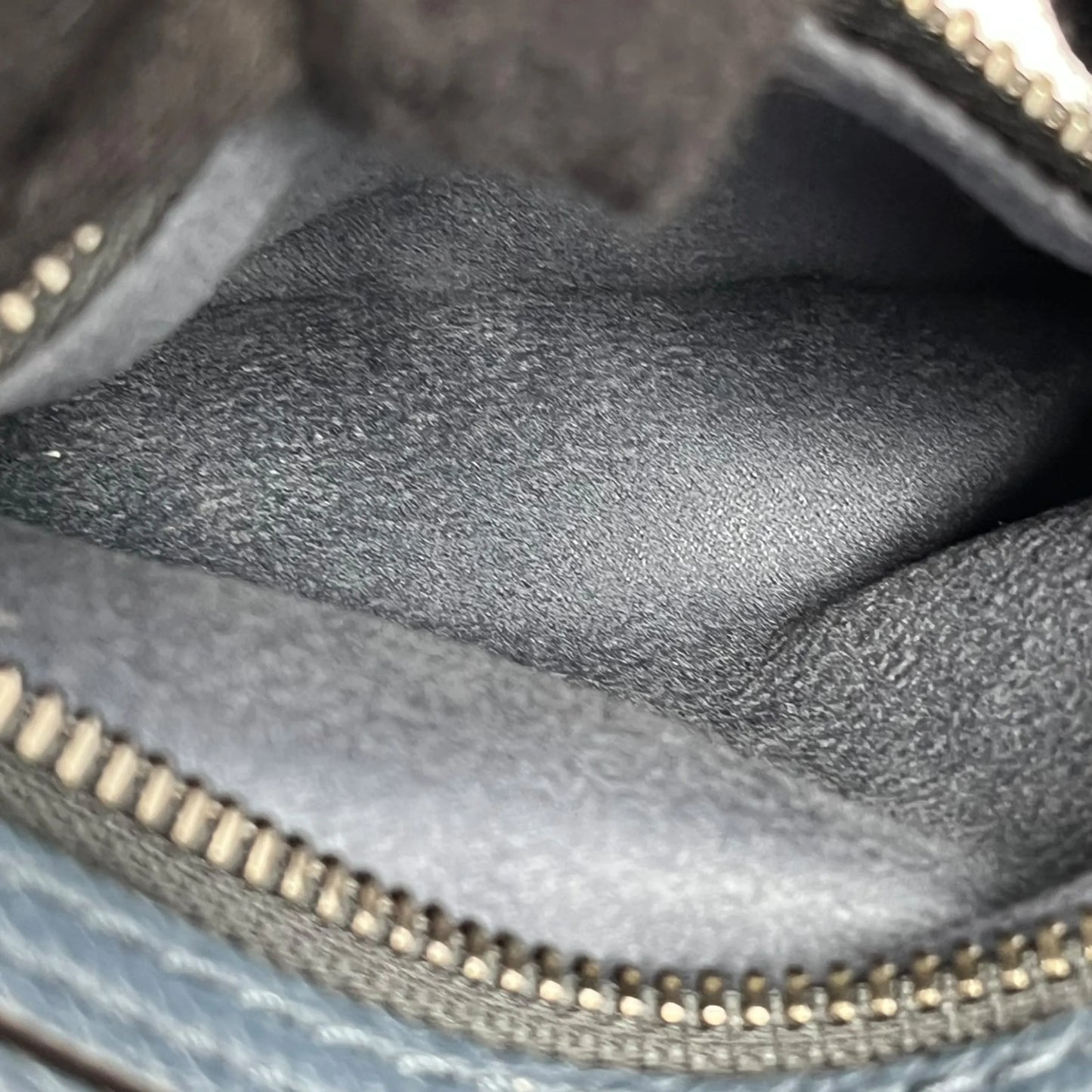 CELINE Micro Shopper Luggage Hand Bag - Navy Blue