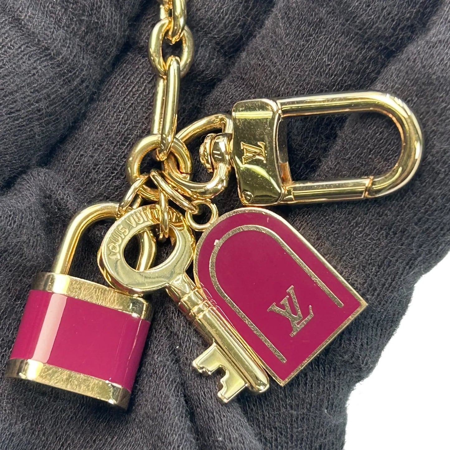 Louis Vuitton Porte Monnaie Coeur Vernis Coin Case - Purple