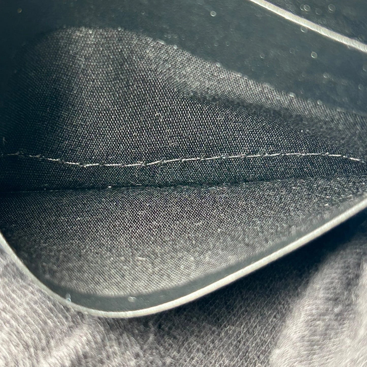 CELINE Triomphe Compact Wallet - Black
