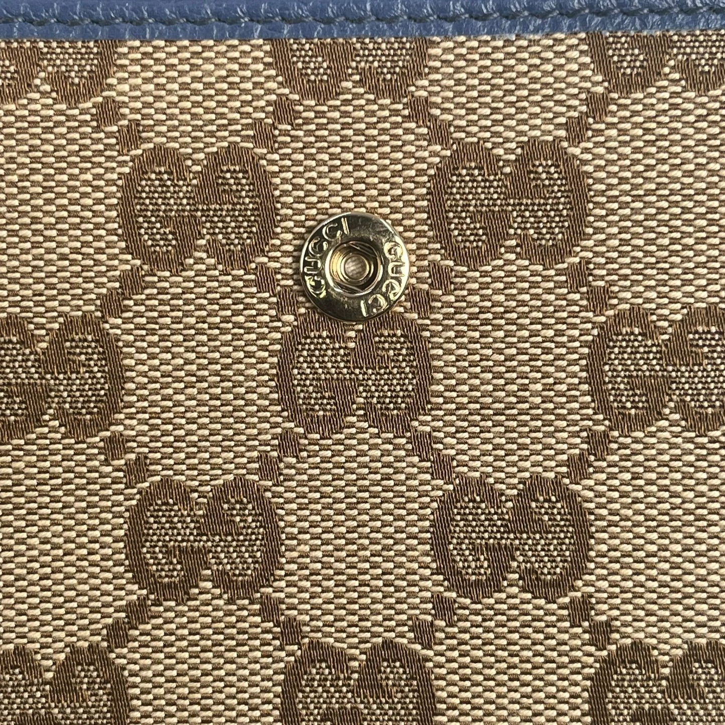 GUCCI GG Canvas Compact Wallet - Brown