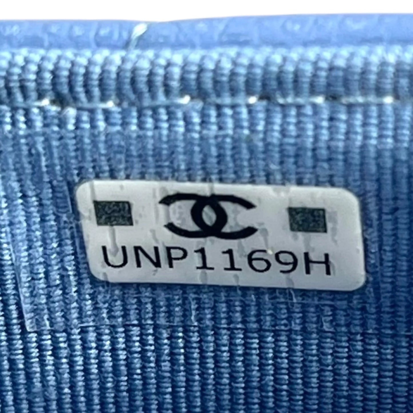 CHANEL Caviarskin Classic Zipped Coin Case - Blue