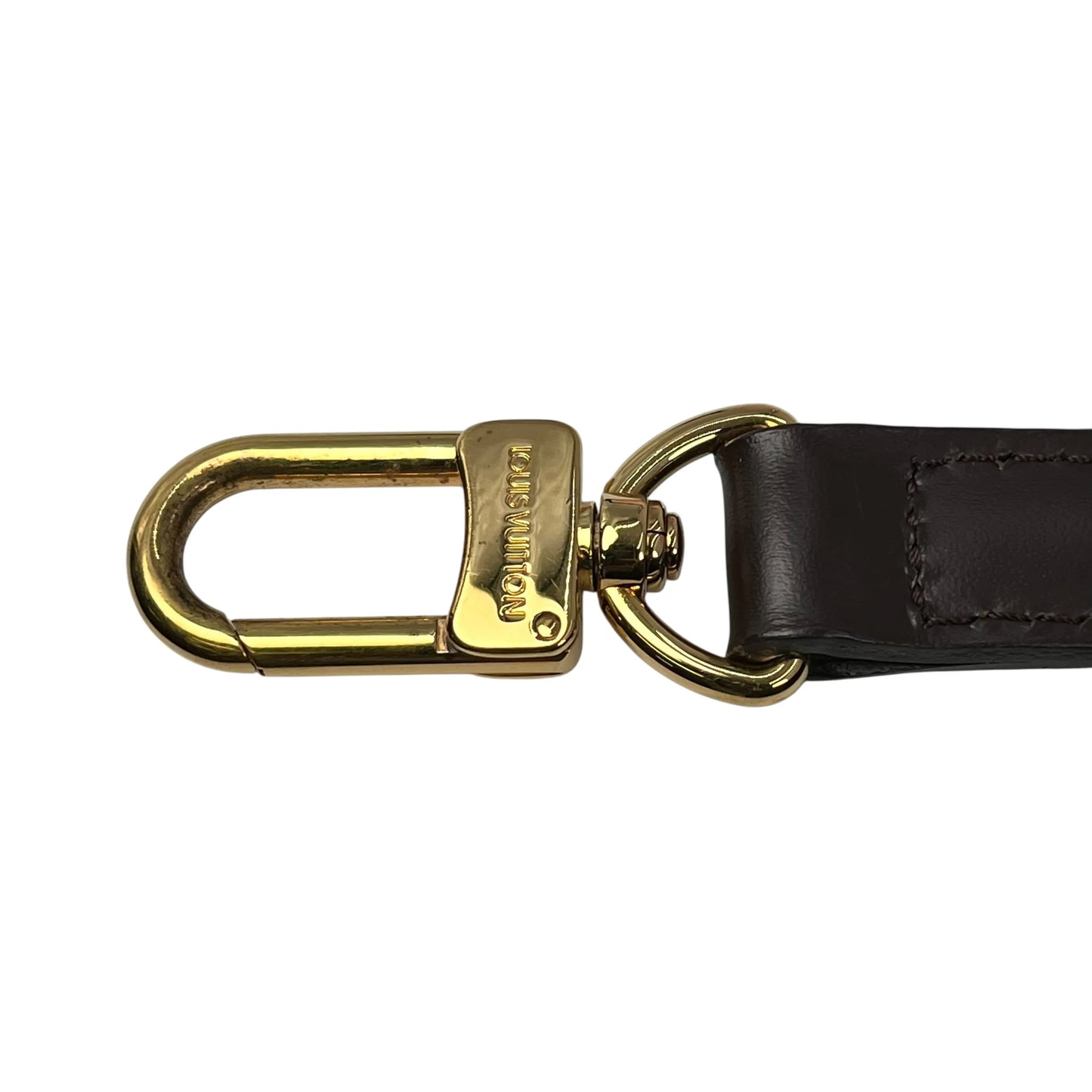 LOUIS VUITTON Leather Shoulder Strap - Darkbrown - 34941