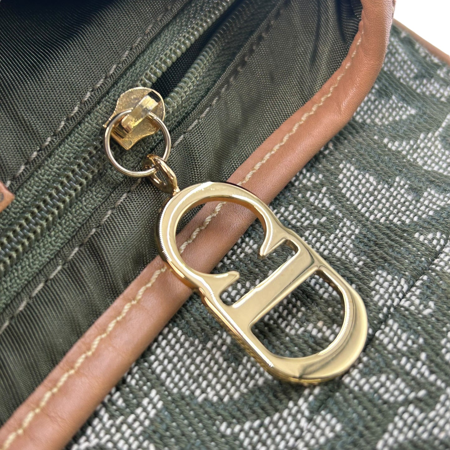 Dior Saddle Trotte canvas Shoulder Bag