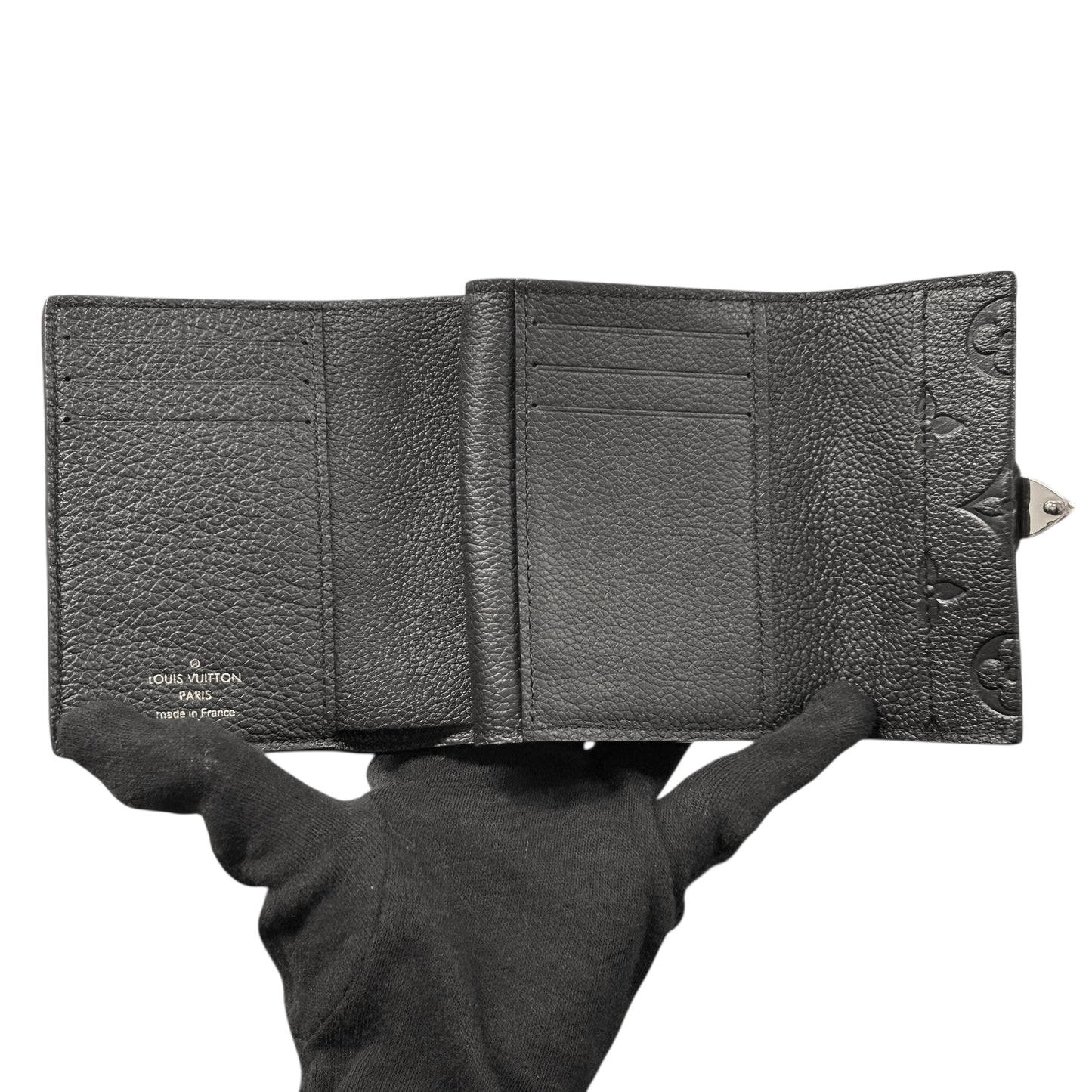 Louis Vuitton Monogram Empreinte Portefeuille Metis Conpact Wallet - Noir