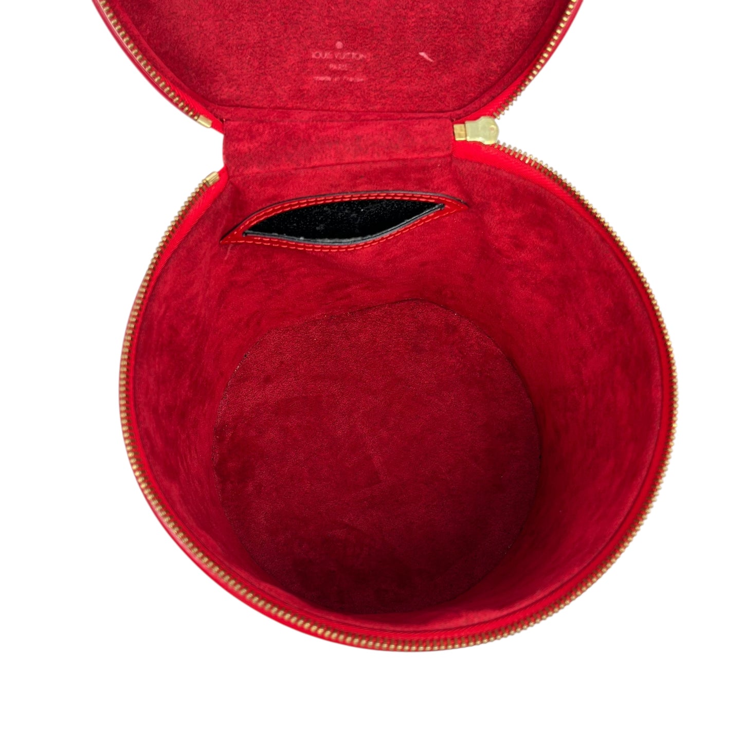 Louis Vuitton Epi Cannes Vanity Hand Bag - Red