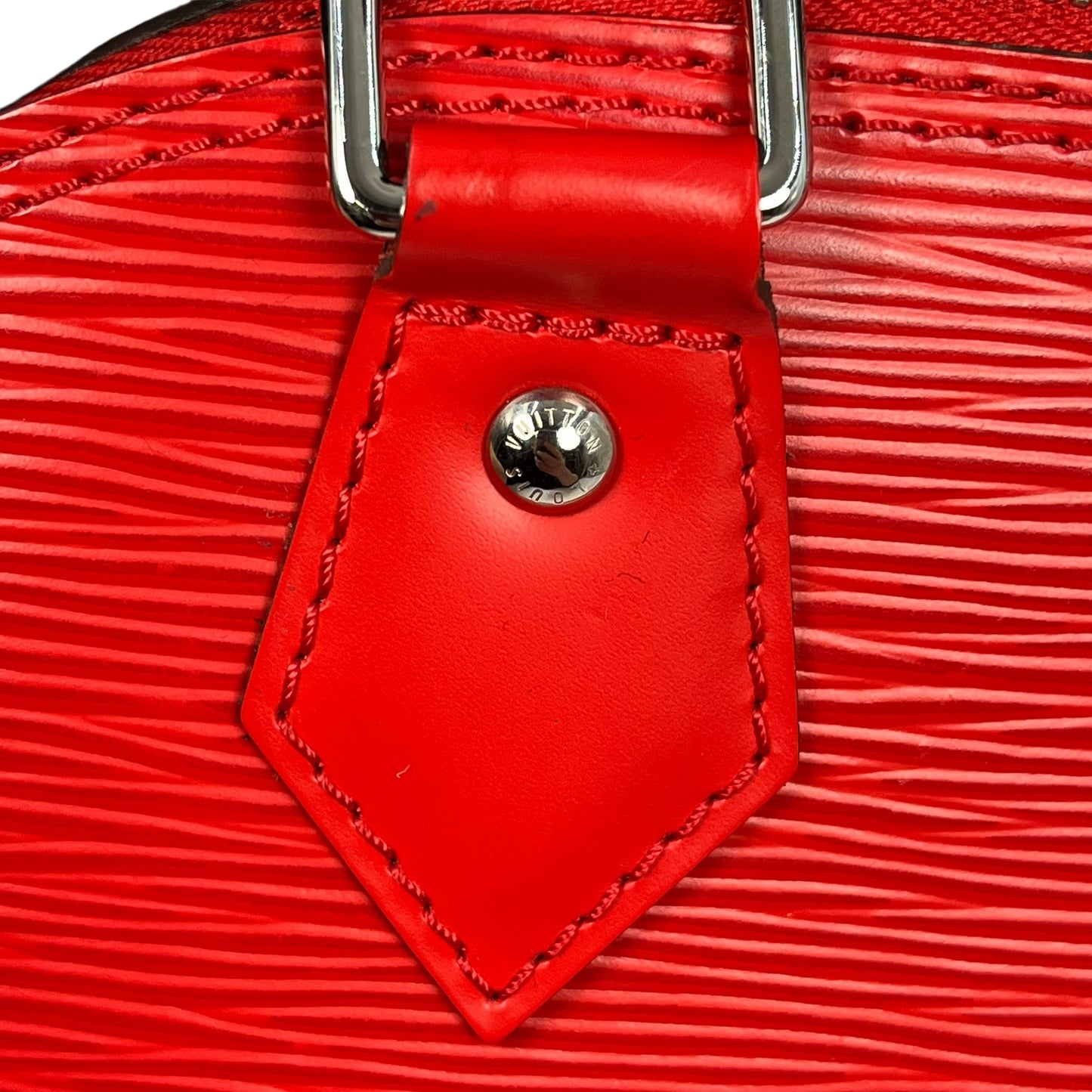 Louis Vuitton Epi Alma BB Hand Bag - Red