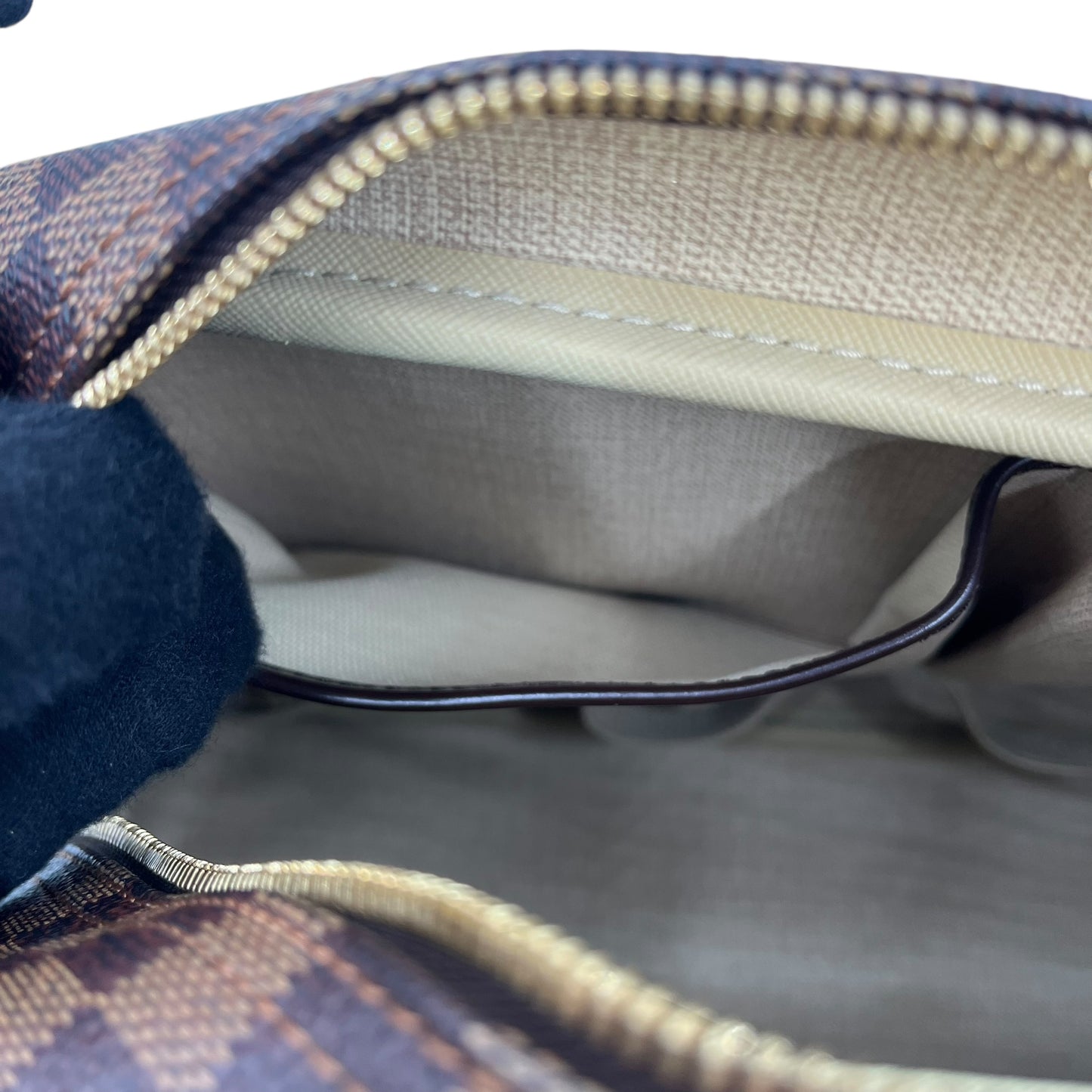 Louis Vuitton Damier Deauville Bowling Vanity Hand Bag