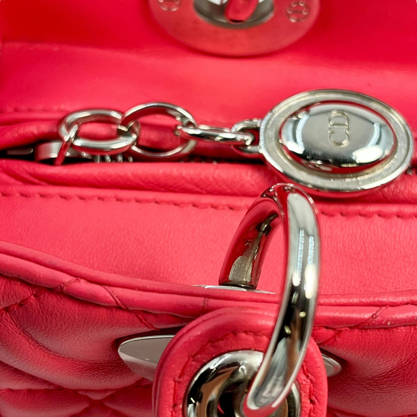 Dior Lady Dior 2way Bag - Pink