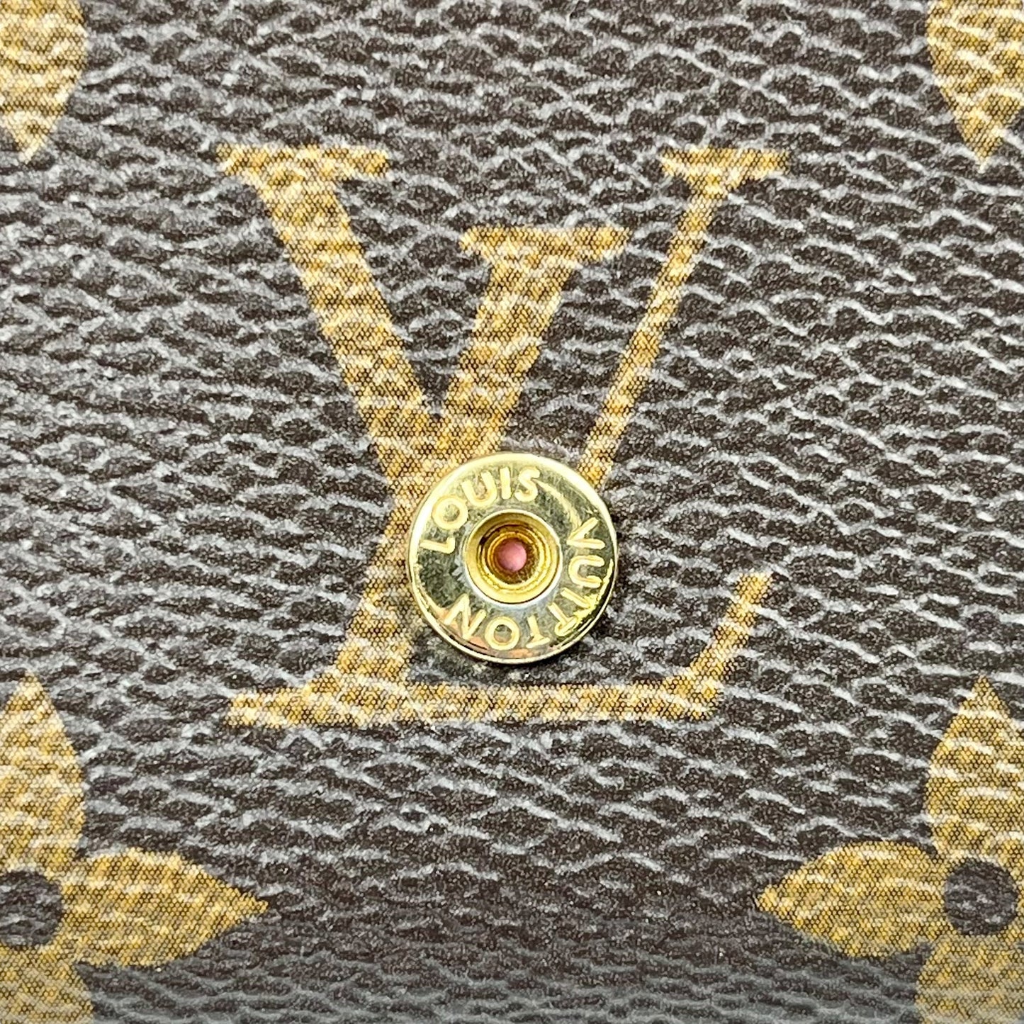 Louis Vuitton Monogram Portefeuille VIctorine Compact Wallet - Brown