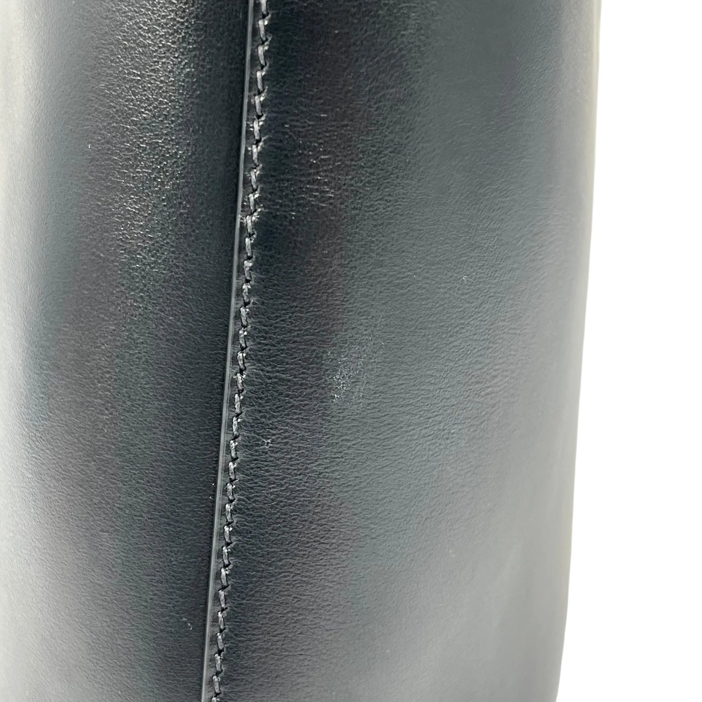 PRADA Soft Calf Leather 2way Tote Bag Shoulder Bag - Black
