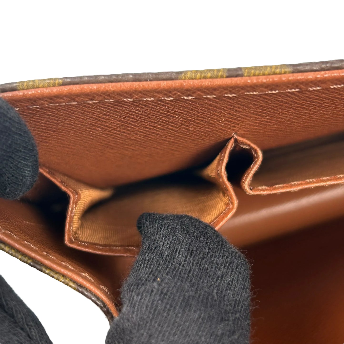 Louis Vuitton Monogram Pochette Dame Clutch Bag - Brown